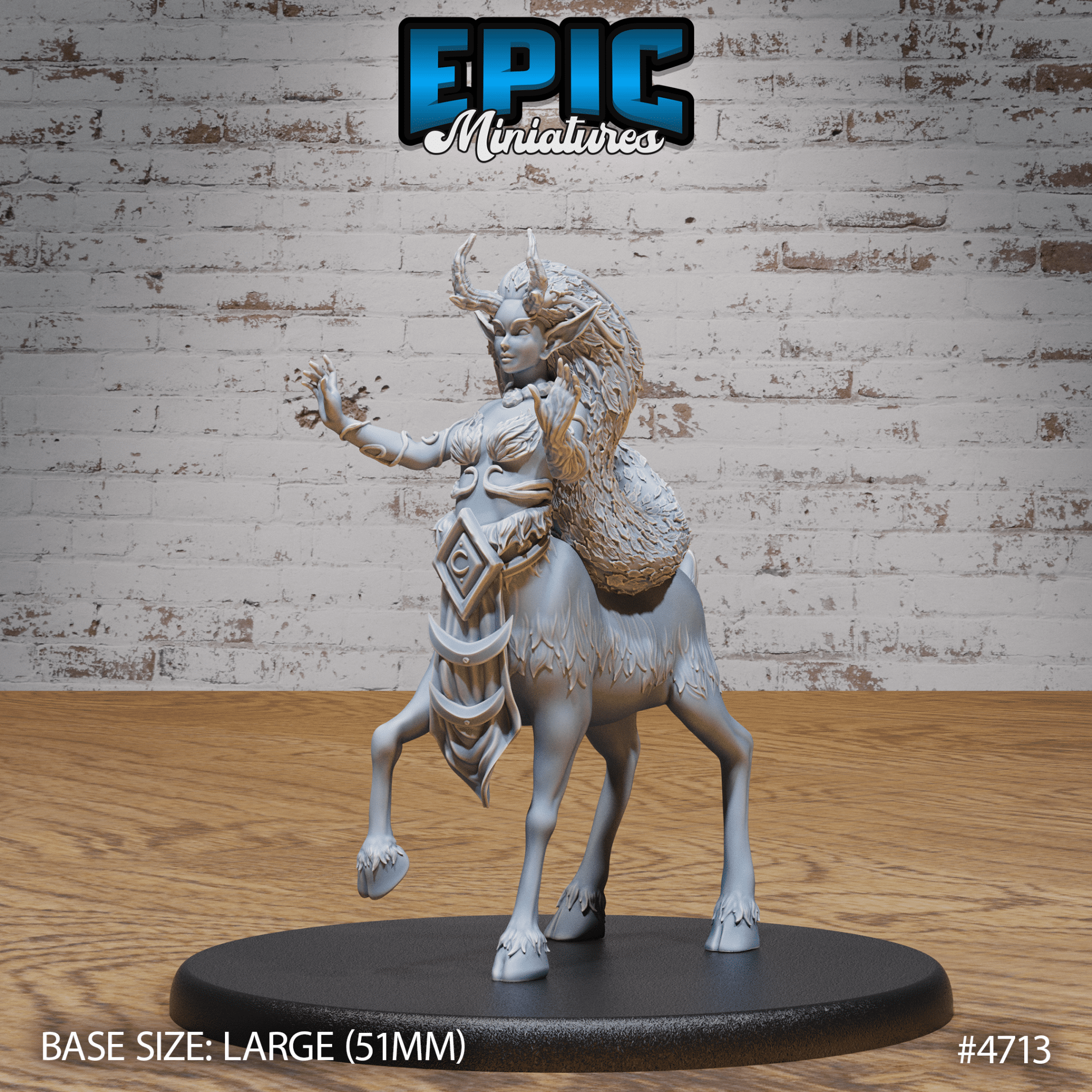 Epic Miniatures | Faun Druid | D&D Fantasy Tabletop Miniature | Buy Online from The Home Crafters