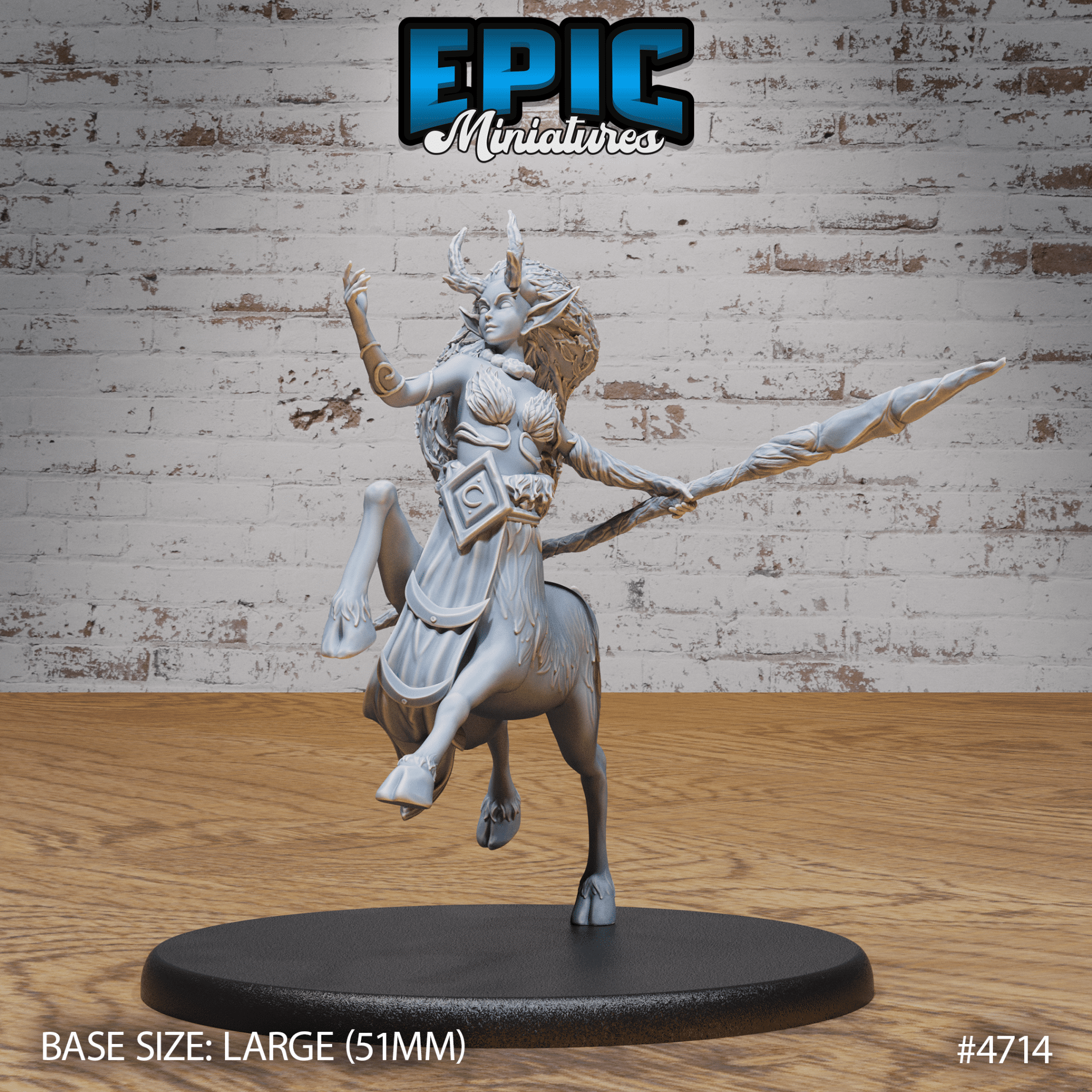 Epic Miniatures | Faun Druid | D&D Fantasy Tabletop Miniature | Buy Online from The Home Crafters