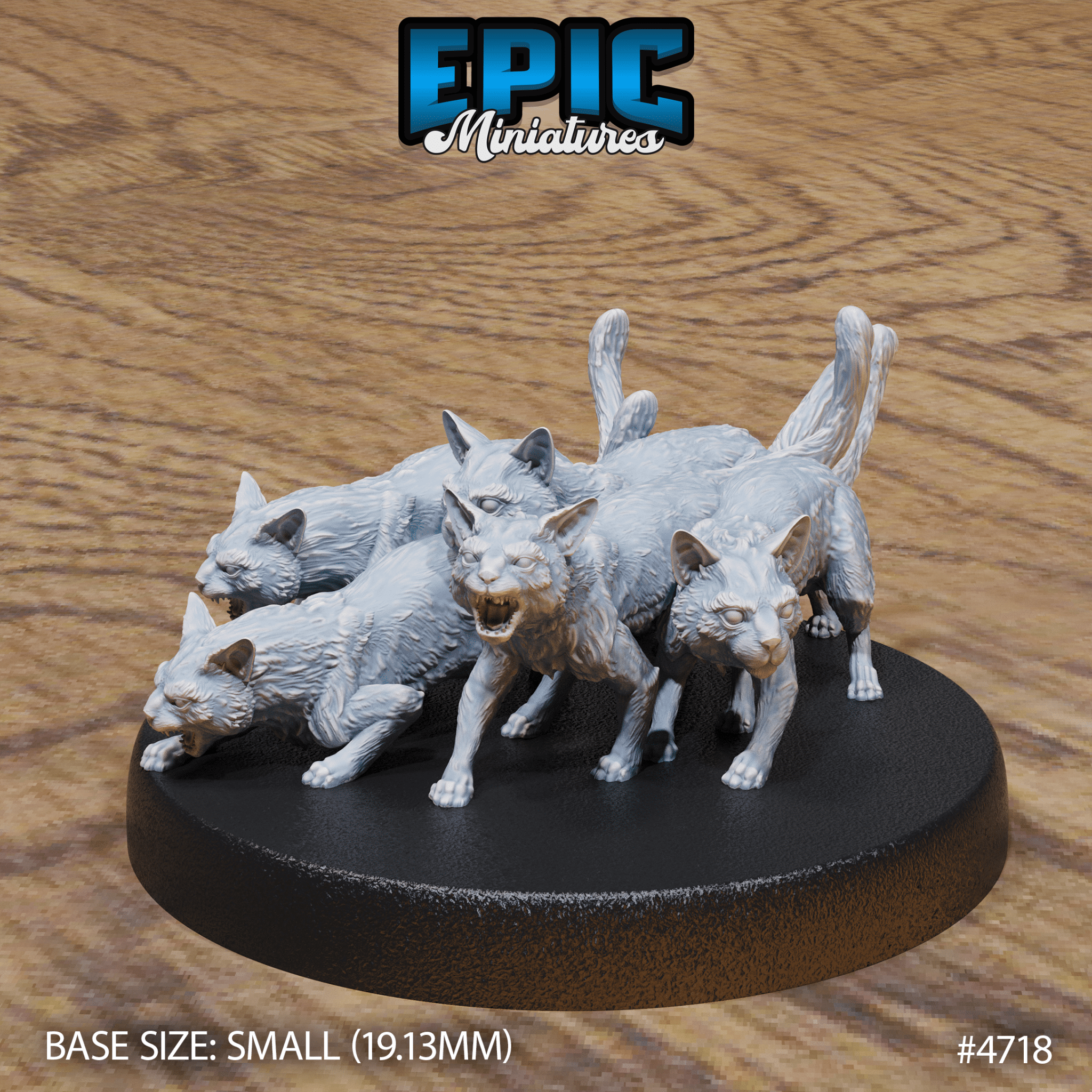 Epic Miniatures - Cat Swarm | 3D Printed D&D Tabletop Miniature | Buy Online from The Home Crafters