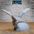 Epic Miniatures - Owl Wyvern | 3D Printed D&D Tabletop Miniature | Buy Online from The Home Crafters