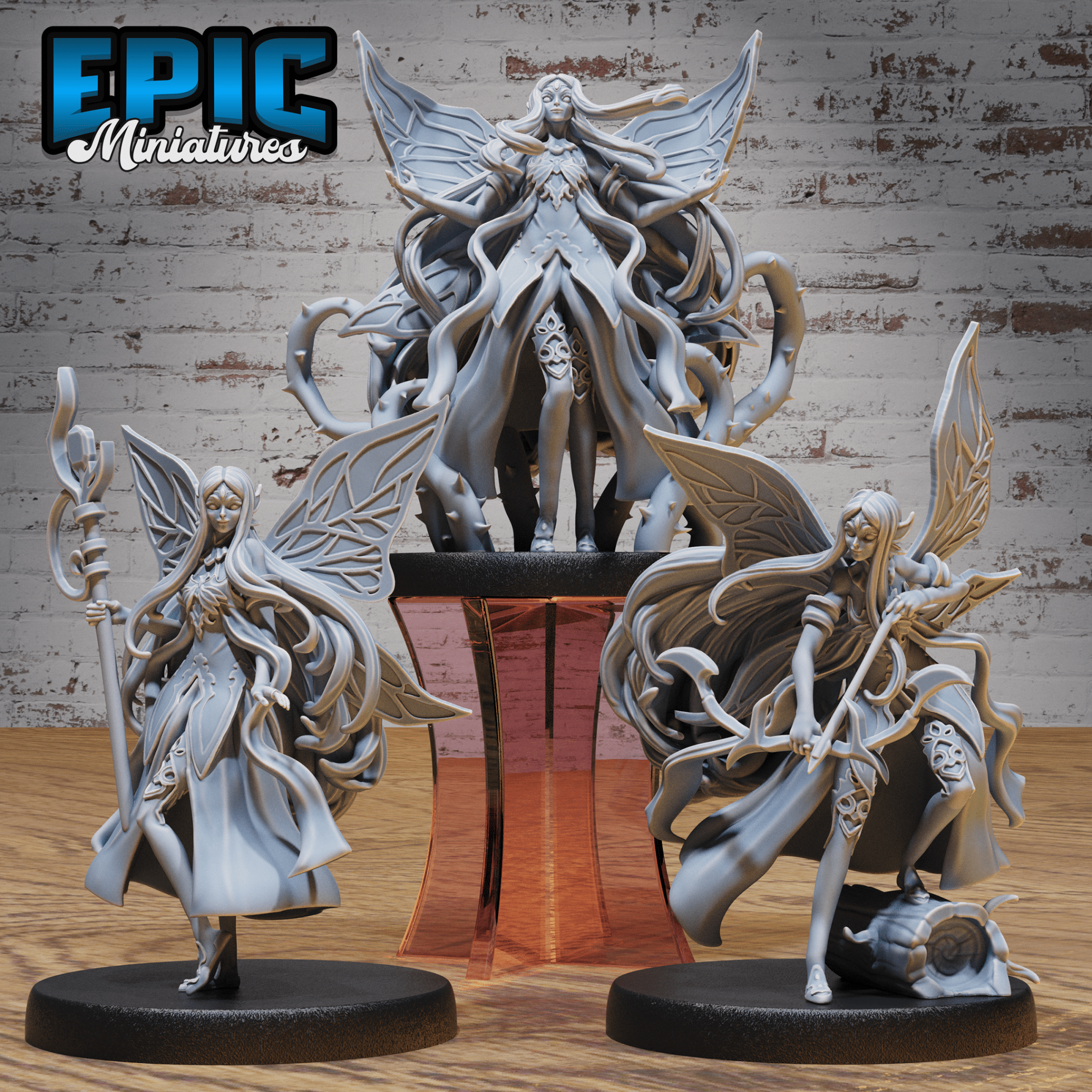 Epic Miniatures - Fey Adventurer Female | 3D Printed D&D Tabletop Miniature | Buy Online from The Home Crafters