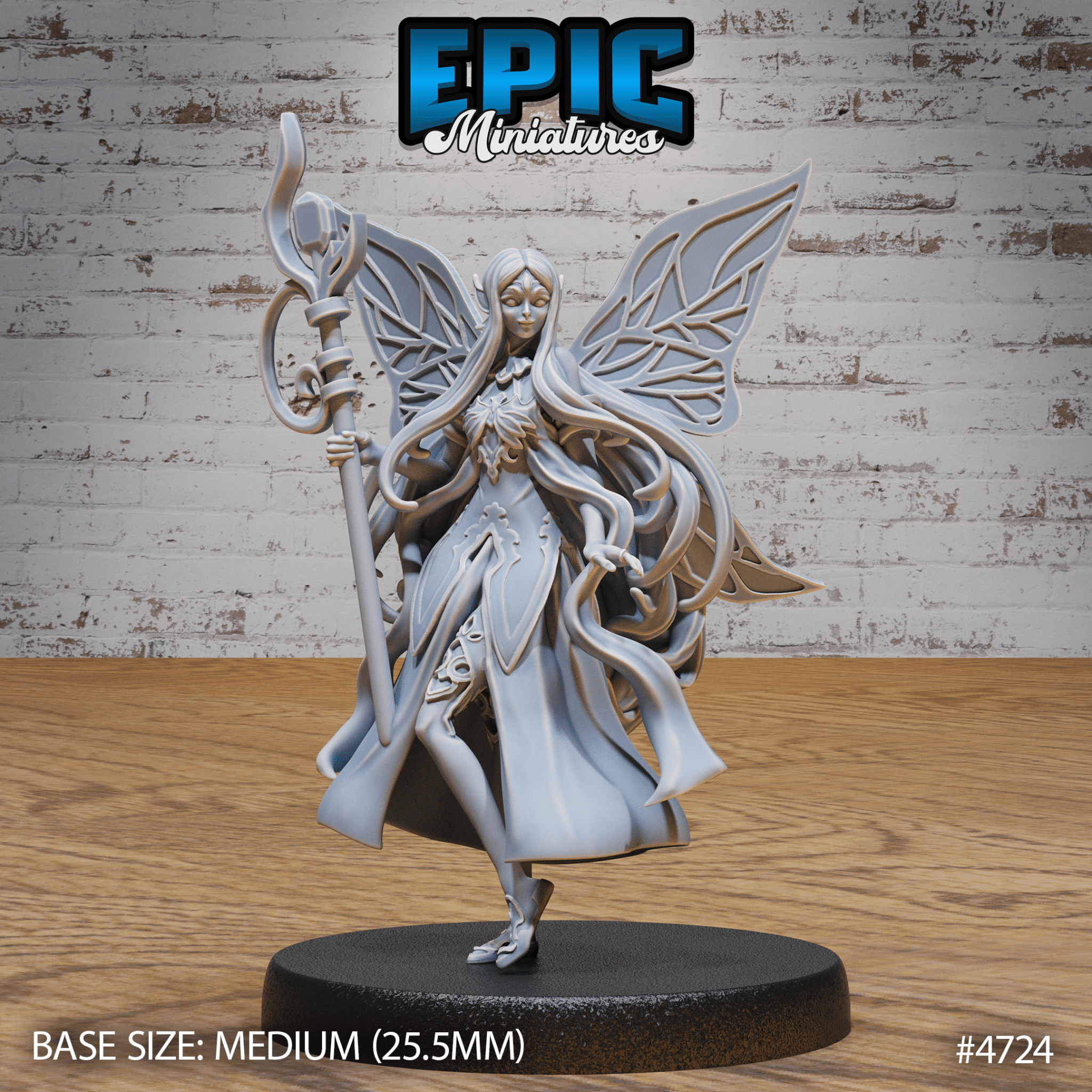 Epic Miniatures - Fey Adventurer Female | 3D Printed D&D Tabletop Miniature | Buy Online from The Home Crafters