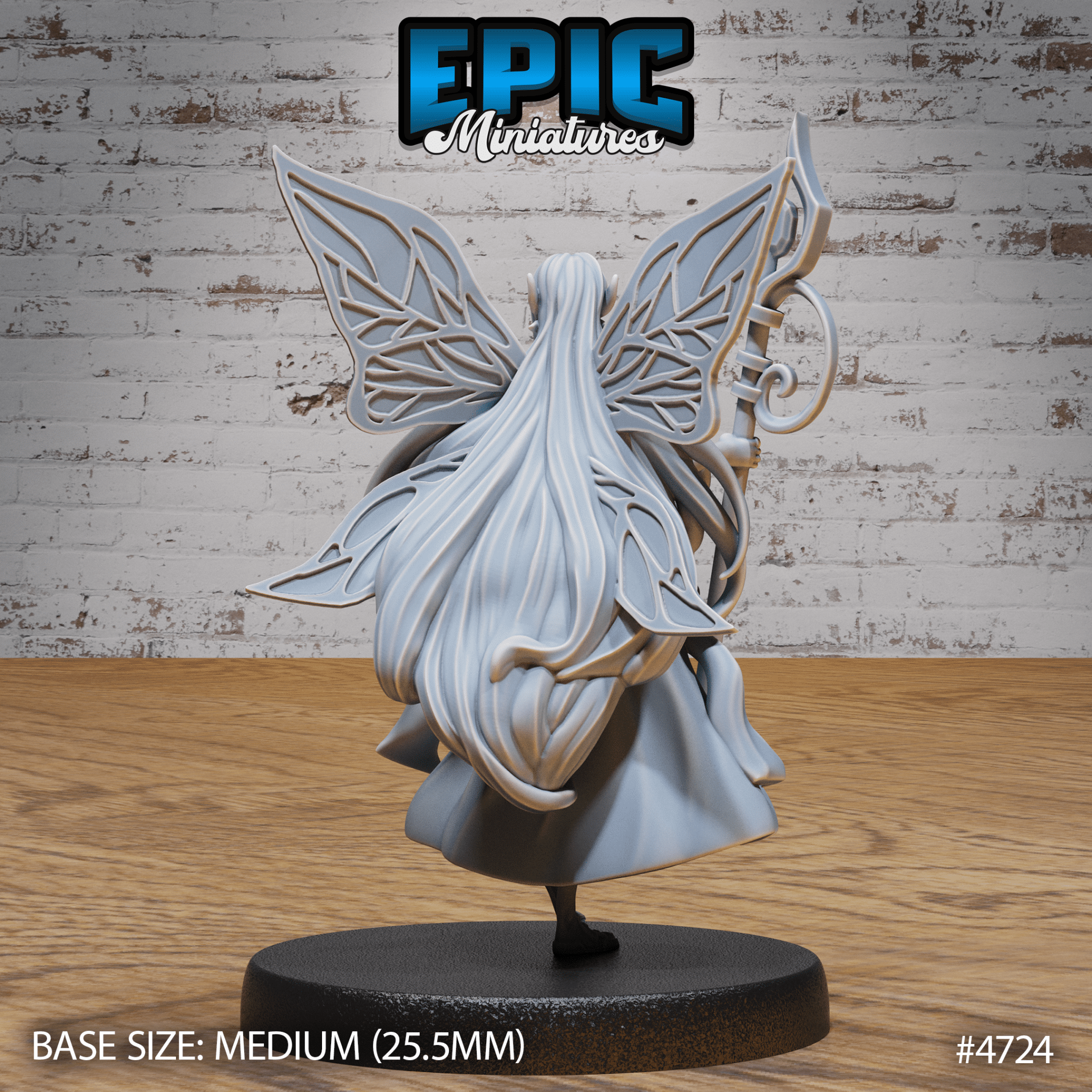 Epic Miniatures - Fey Adventurer Female | 3D Printed D&D Tabletop Miniature | Buy Online from The Home Crafters