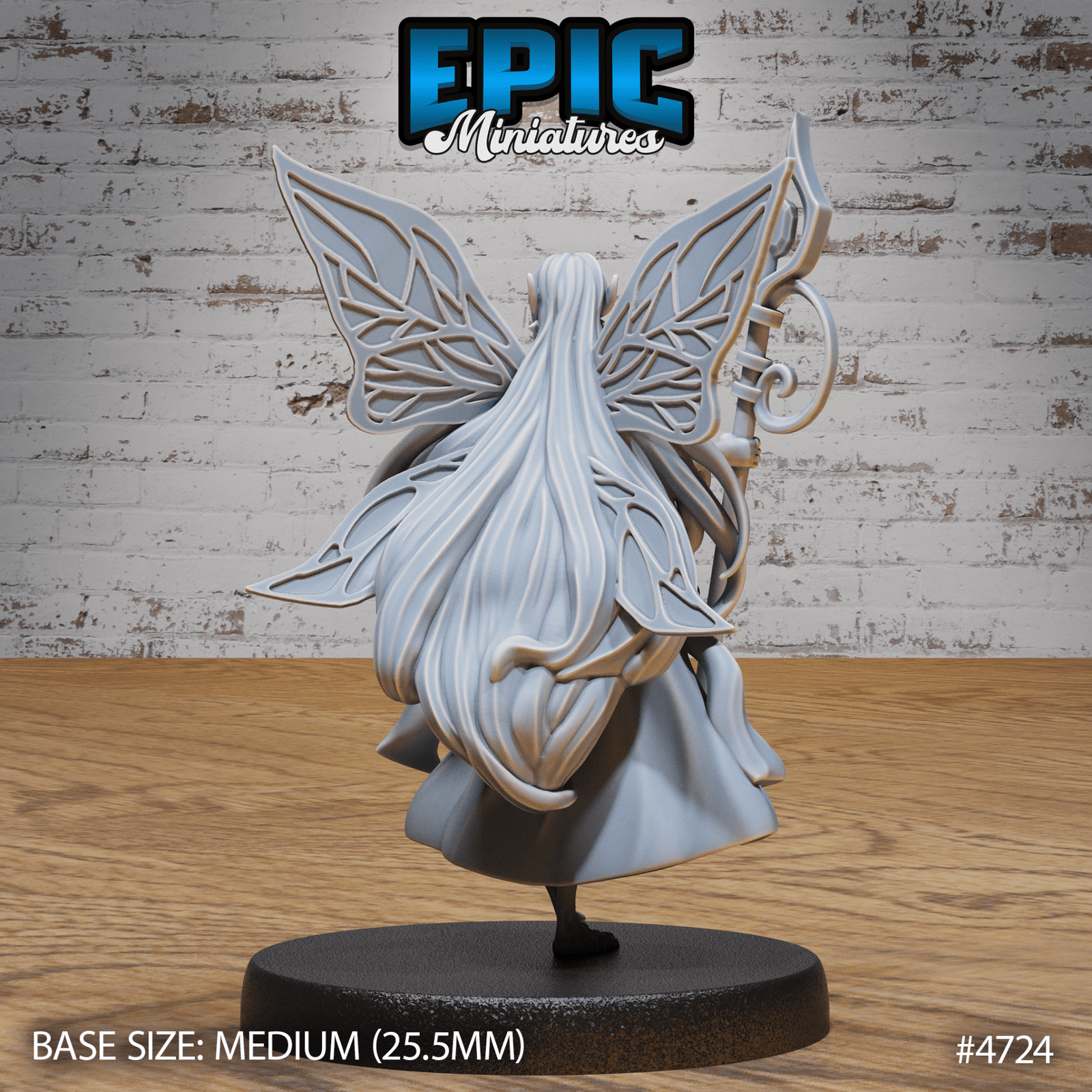 Epic Miniatures - Fey Adventurer Female | 3D Printed D&D Tabletop Miniature | Buy Online from The Home Crafters