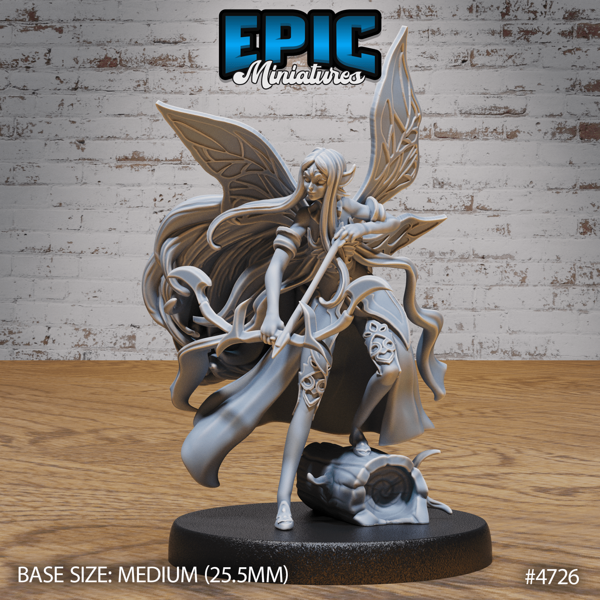 Epic Miniatures - Fey Adventurer Female | 3D Printed D&D Tabletop Miniature | Buy Online from The Home Crafters