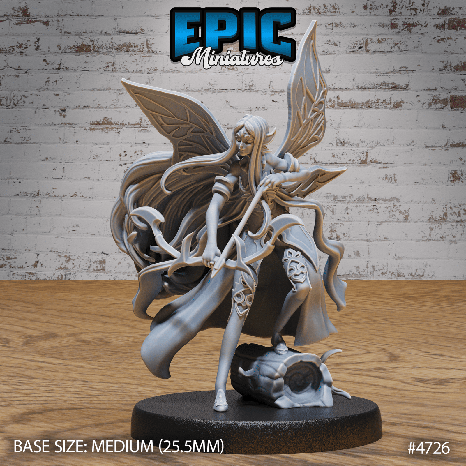 Epic Miniatures - Fey Adventurer Female | 3D Printed D&D Tabletop Miniature | Buy Online from The Home Crafters