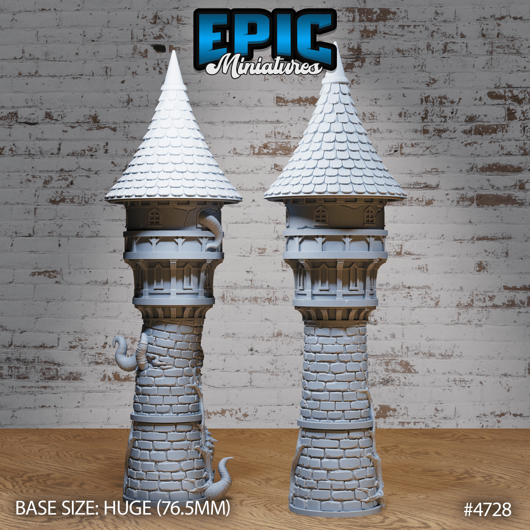 Epic Miniatures - Mimic Tower Huge | 3D Printable D&D Model | Buy Online from The Home Crafters
