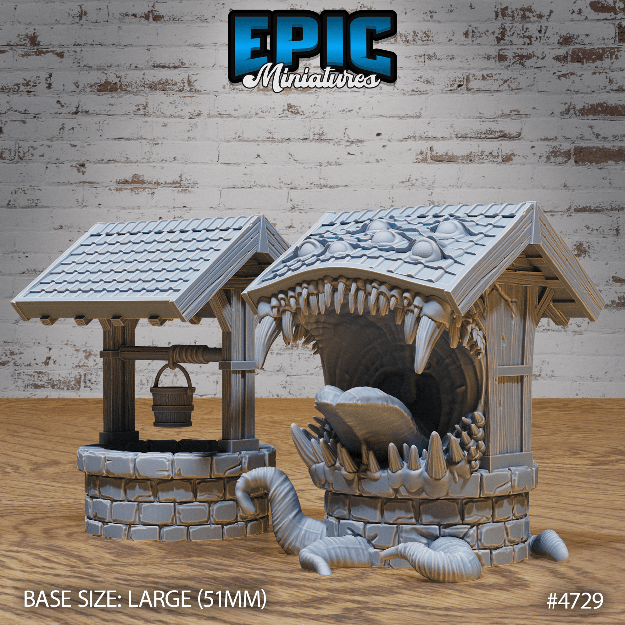 Epic Miniatures - Mimic Well | 3D Printable D&D Model | Buy Online from The Home Crafters