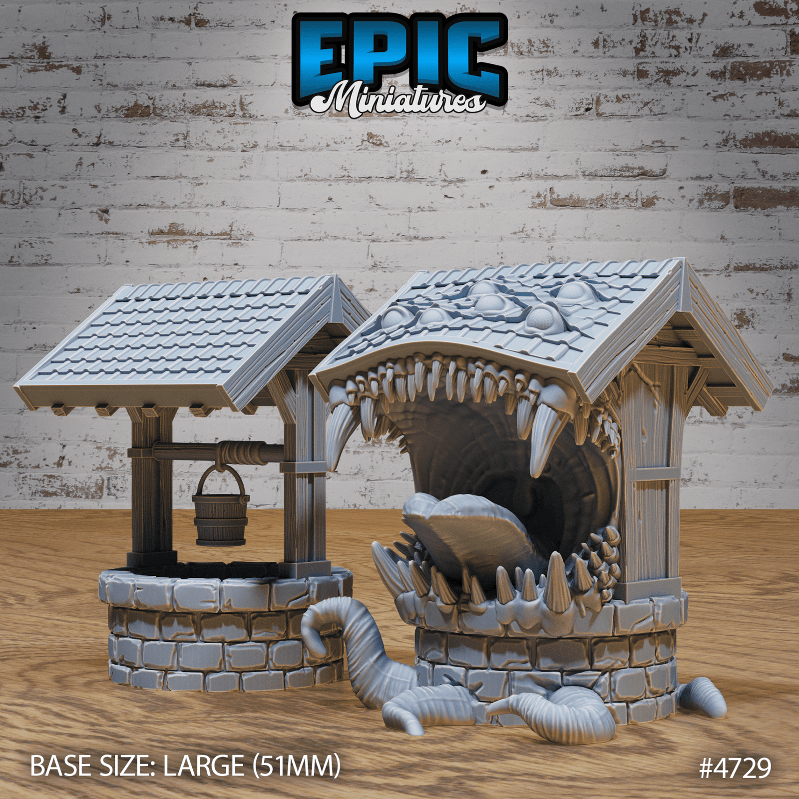 Epic Miniatures - Mimic Well | 3D Printable D&D Model | Buy Online from The Home Crafters