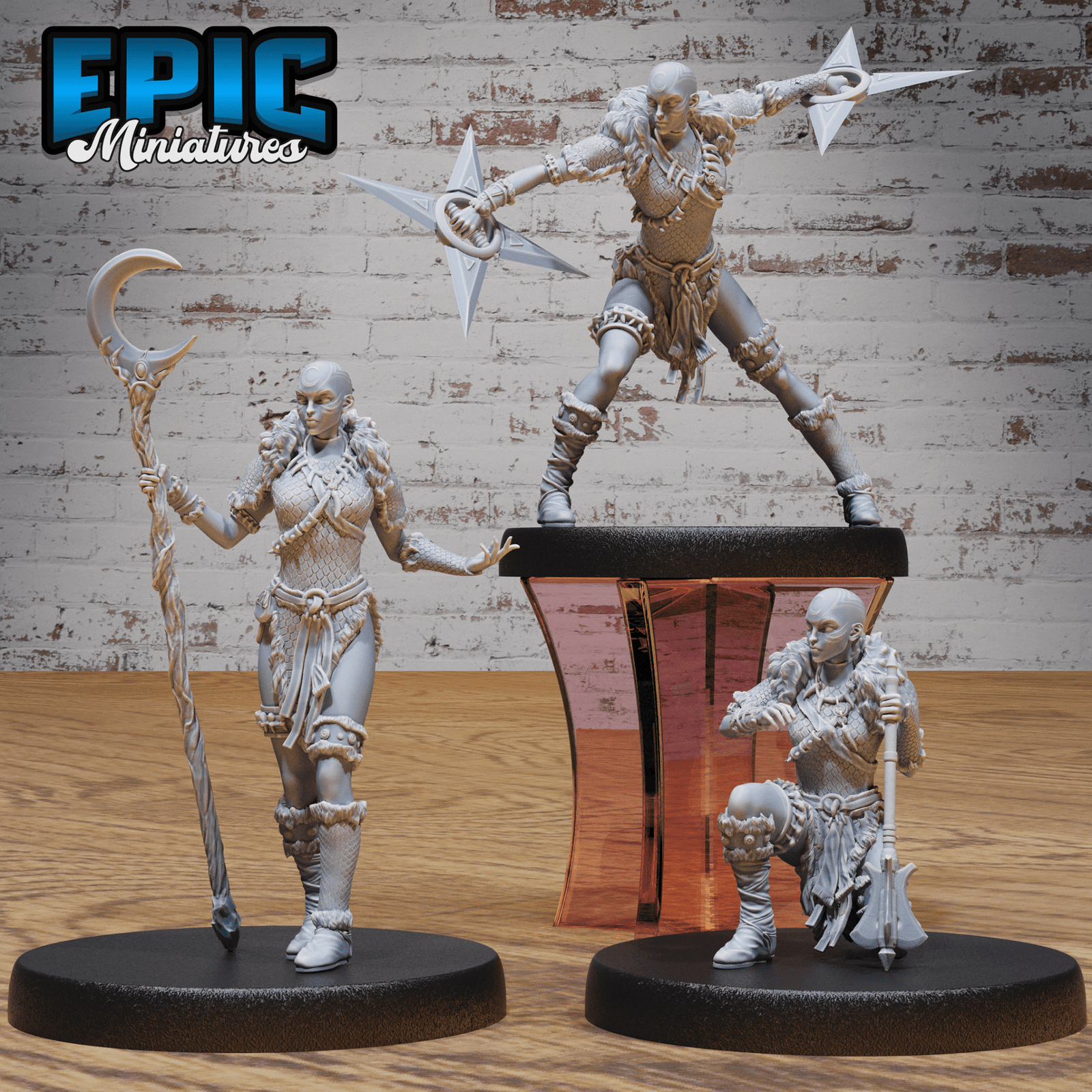 Epic Miniatures Moon Cultists 4730 - 4732 | 3D Printable D&D Model | Buy Online from The Home Crafters