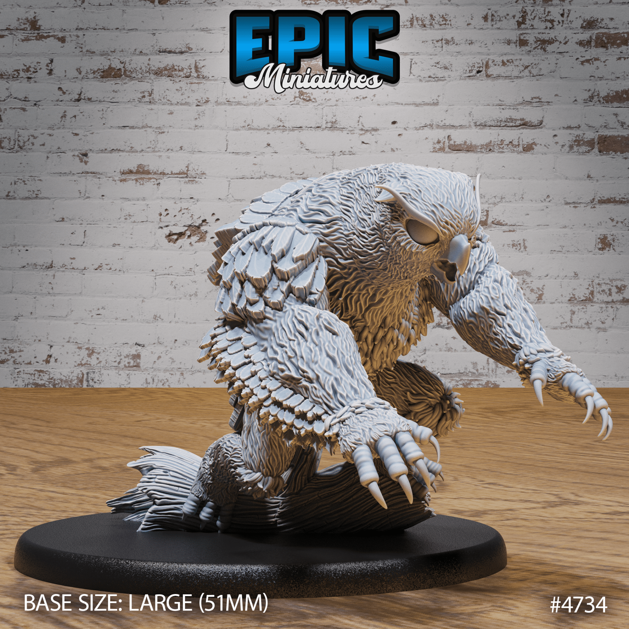 Fabled Owlbear 4733 - 4735 by Epic Miniatures | 3D Printable D&D Models | Buy Online from The Home Crafters