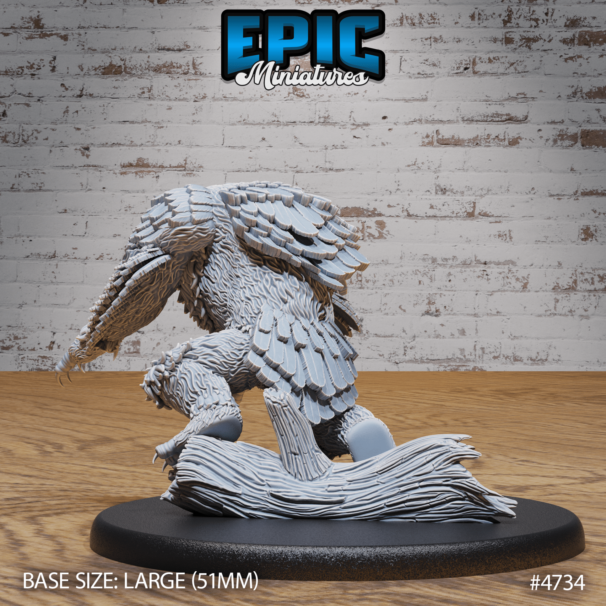 Fabled Owlbear 4733 - 4735 by Epic Miniatures | 3D Printable D&D Models | Buy Online from The Home Crafters