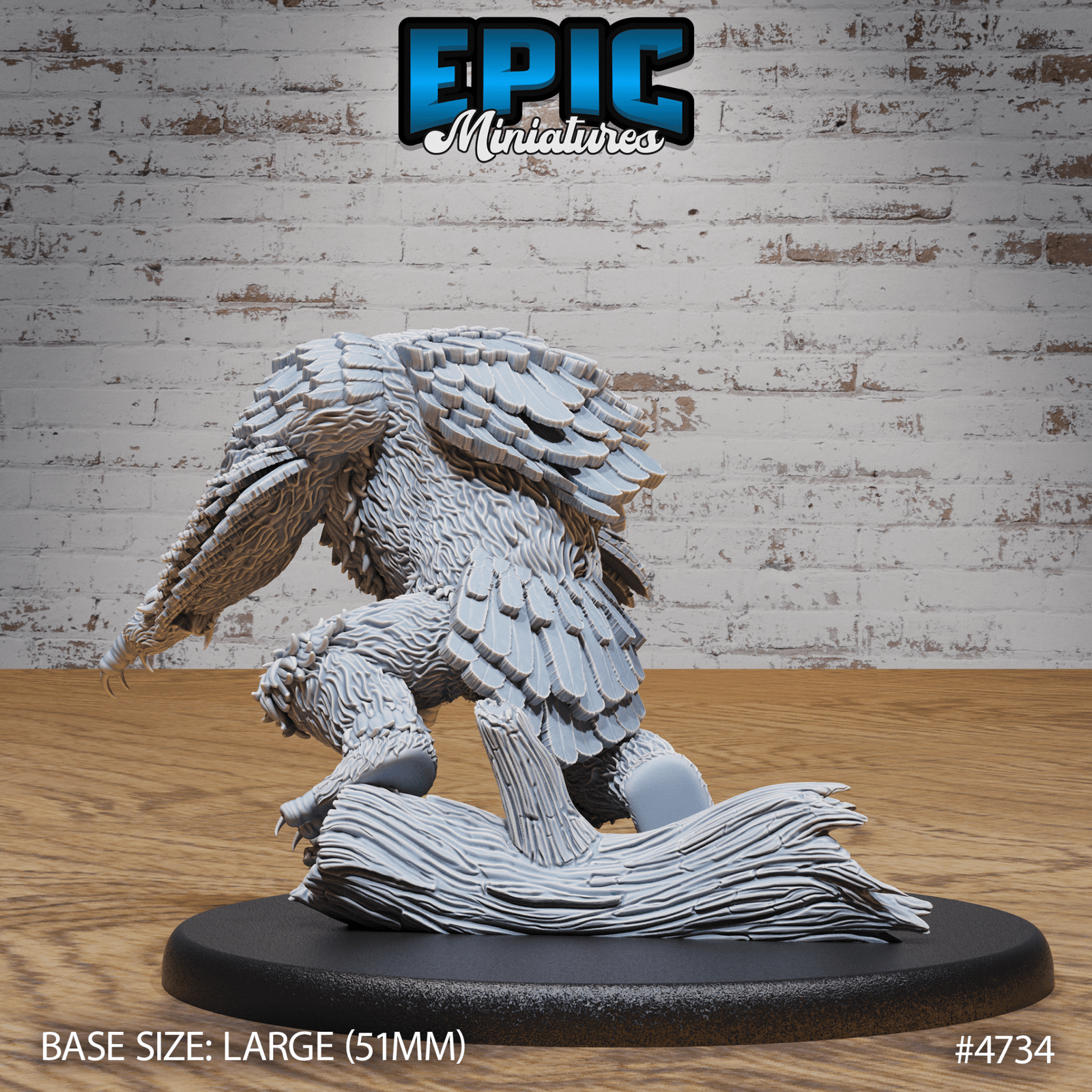Fabled Owlbear 4733 - 4735 by Epic Miniatures | 3D Printable D&D Models | Buy Online from The Home Crafters