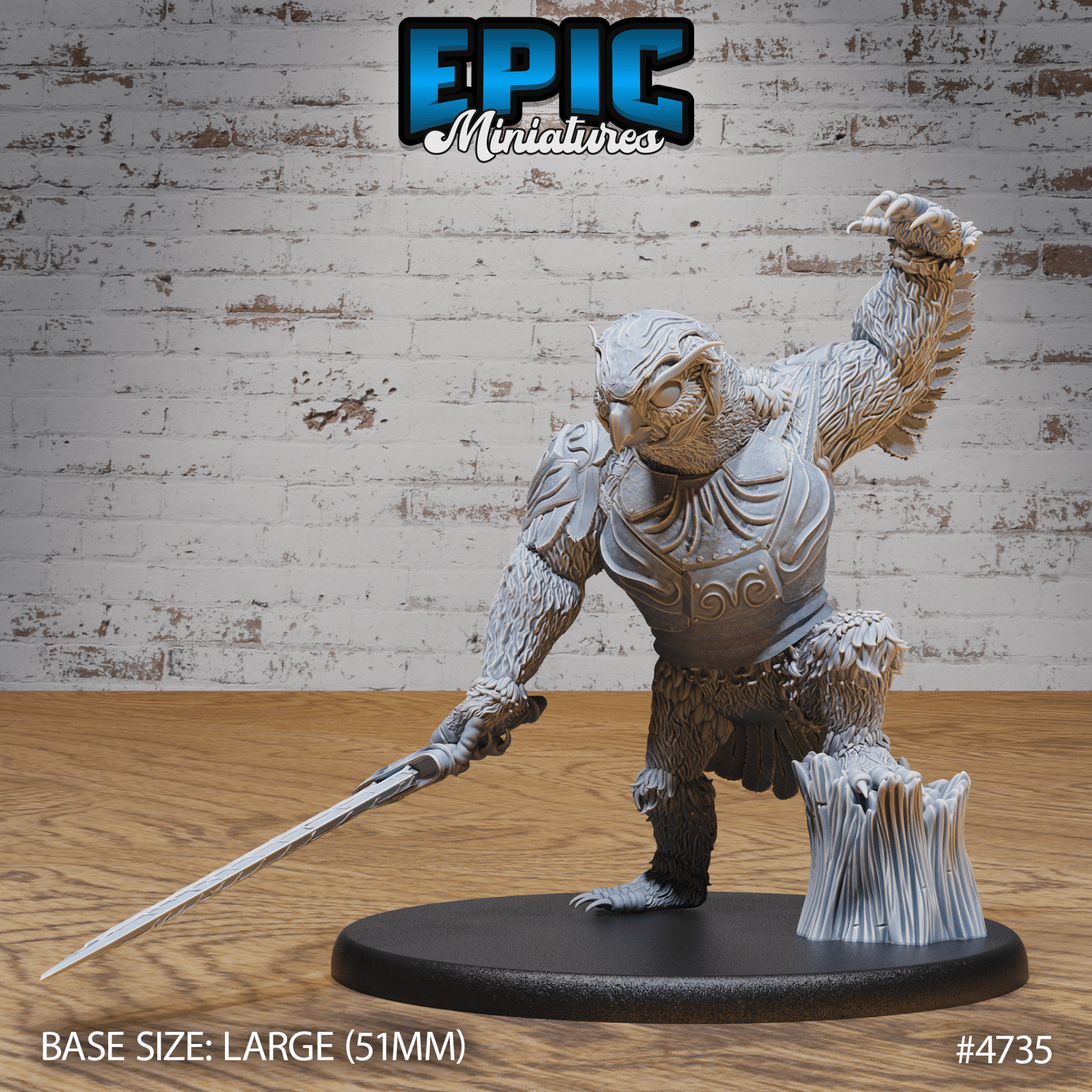 Fabled Owlbear 4733 - 4735 by Epic Miniatures | 3D Printable D&D Models | Buy Online from The Home Crafters