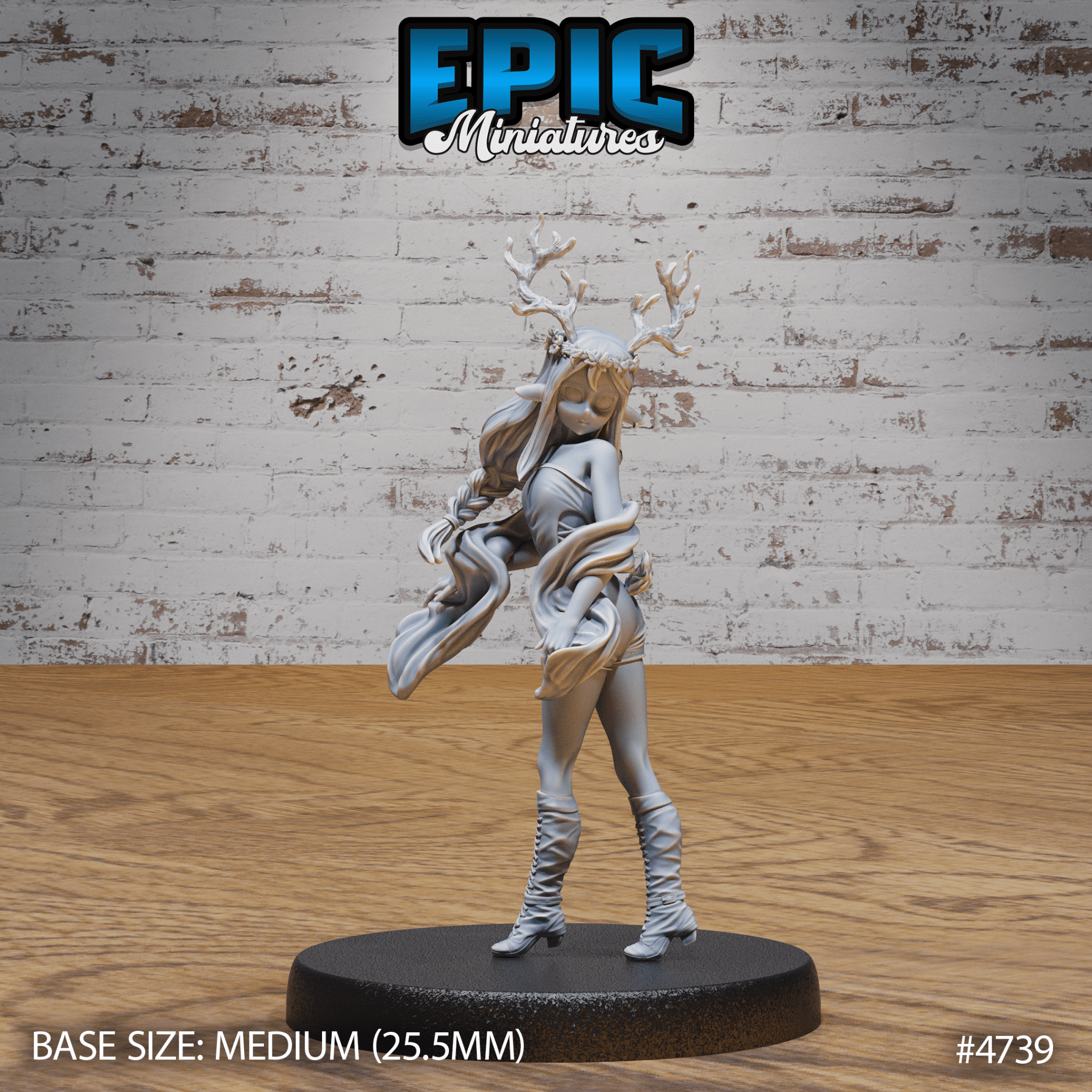 Druid Child Female 4739 - 4741 by Epic Miniatures | 3D Printable D&D Models | Buy Online from The Home Crafters
