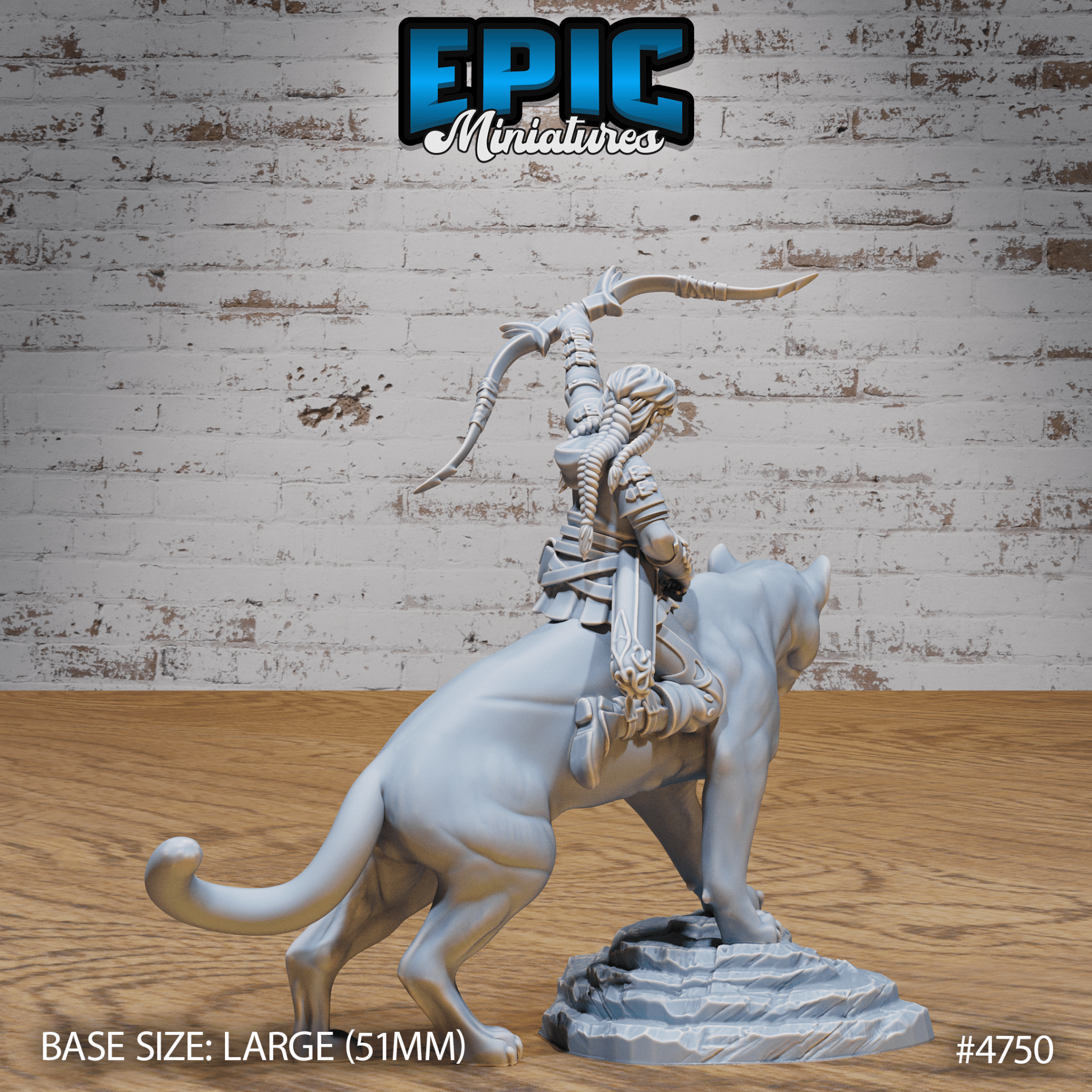 Hunter Girl 4748 - 4750 by Epic Miniatures | 3D Printable D&D Models | Buy Online from The Home Crafters