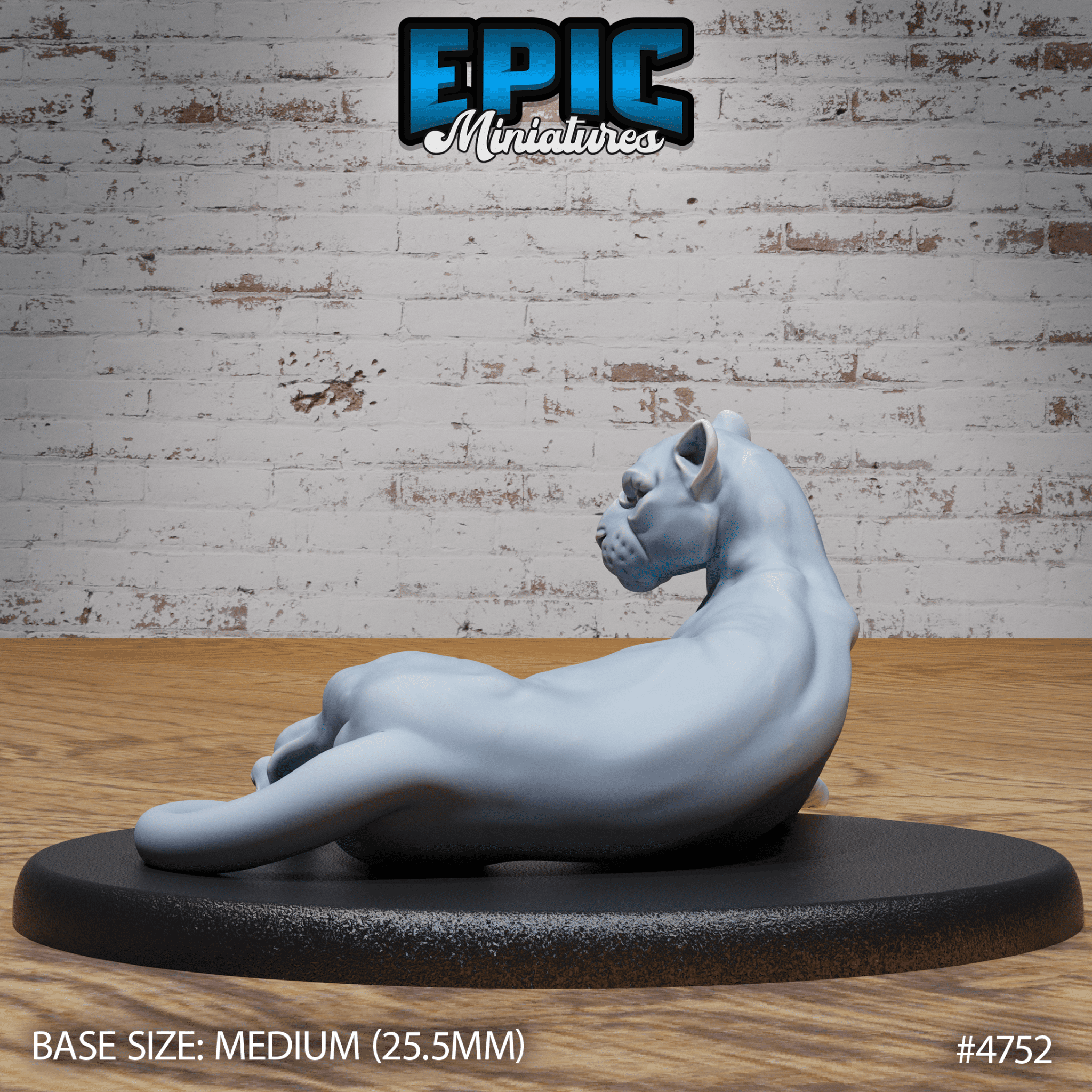 Black Panther 4750 - 4752 by Epic Miniatures | 3D Printable D&D Models | Buy Online from The Home Crafters