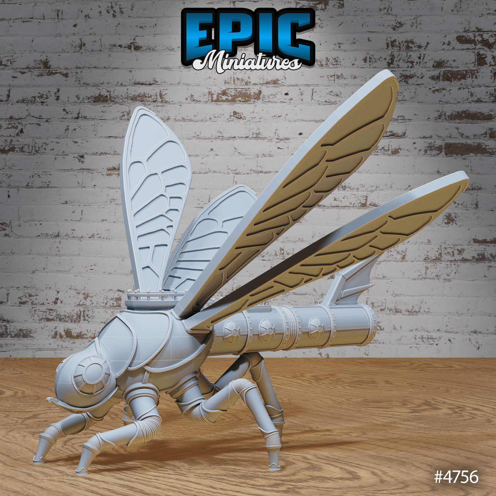 Epic Miniatures Spelljammer Dragonfly Airship | 72 - Piece Gargantuan Model | Buy Online from The Home Crafters