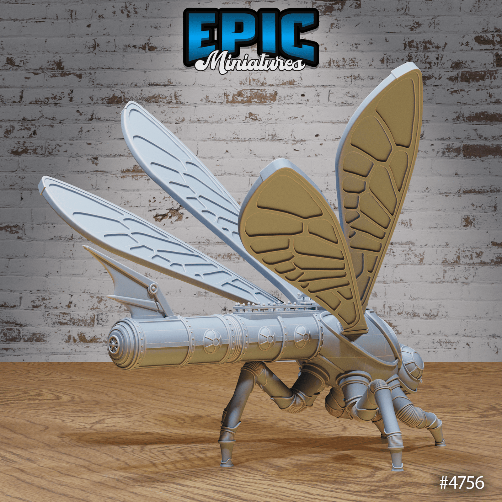 Epic Miniatures Spelljammer Dragonfly Airship | 72 - Piece Gargantuan Model | Buy Online from The Home Crafters