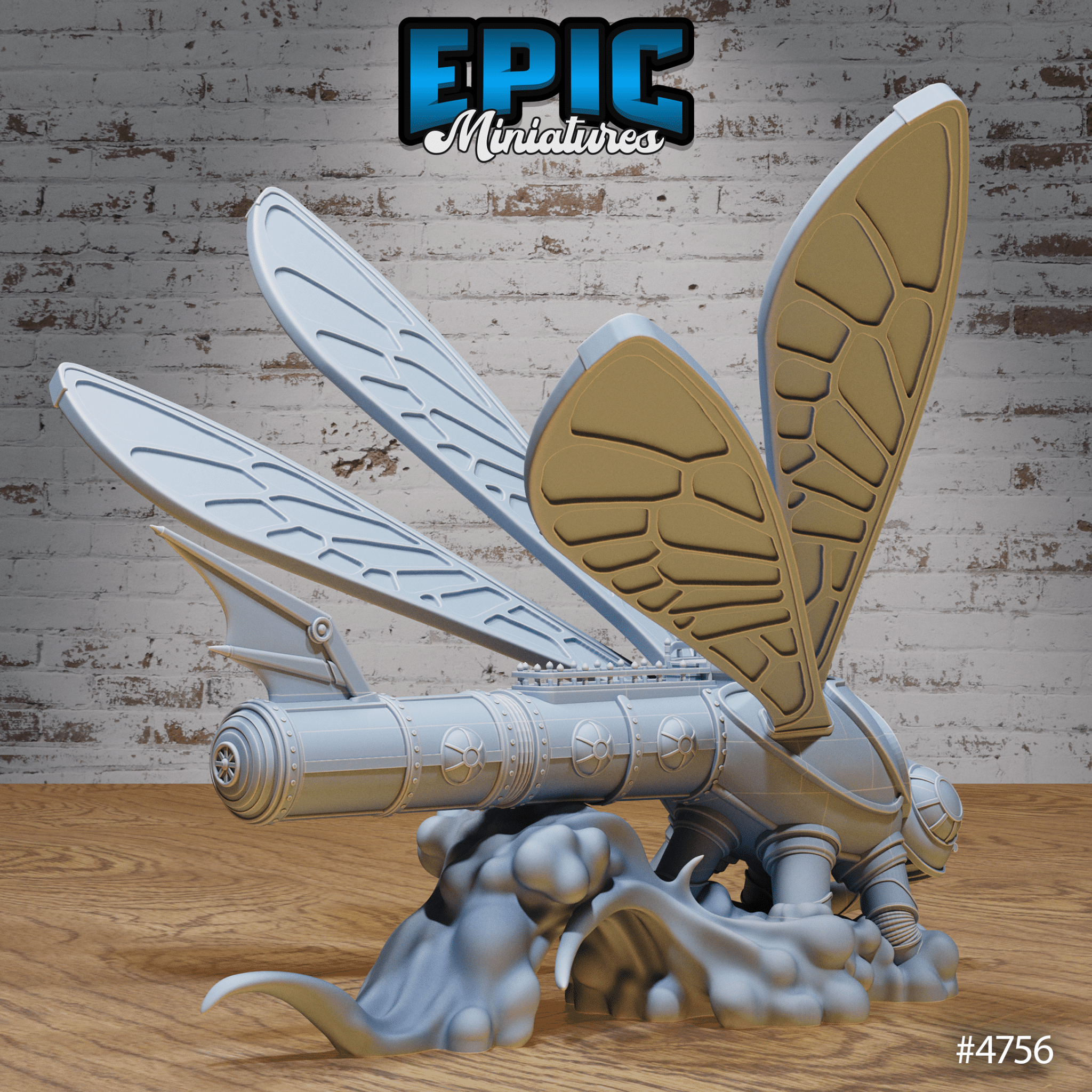 Epic Miniatures Spelljammer Dragonfly Airship | 72 - Piece Gargantuan Model | Buy Online from The Home Crafters