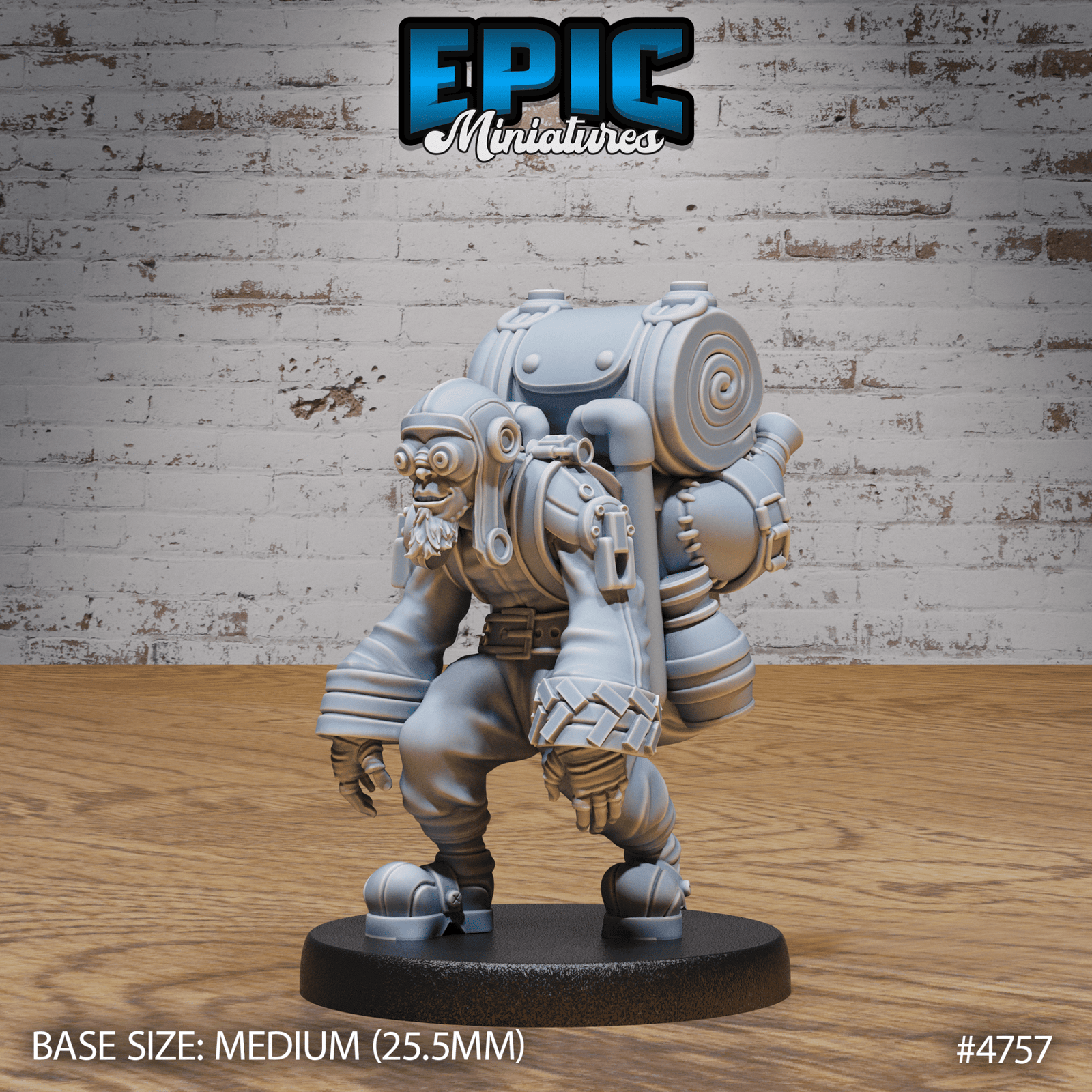 Steam Society Airship Pilot | D&D Truescale Miniature | Buy Online from The Home Crafters