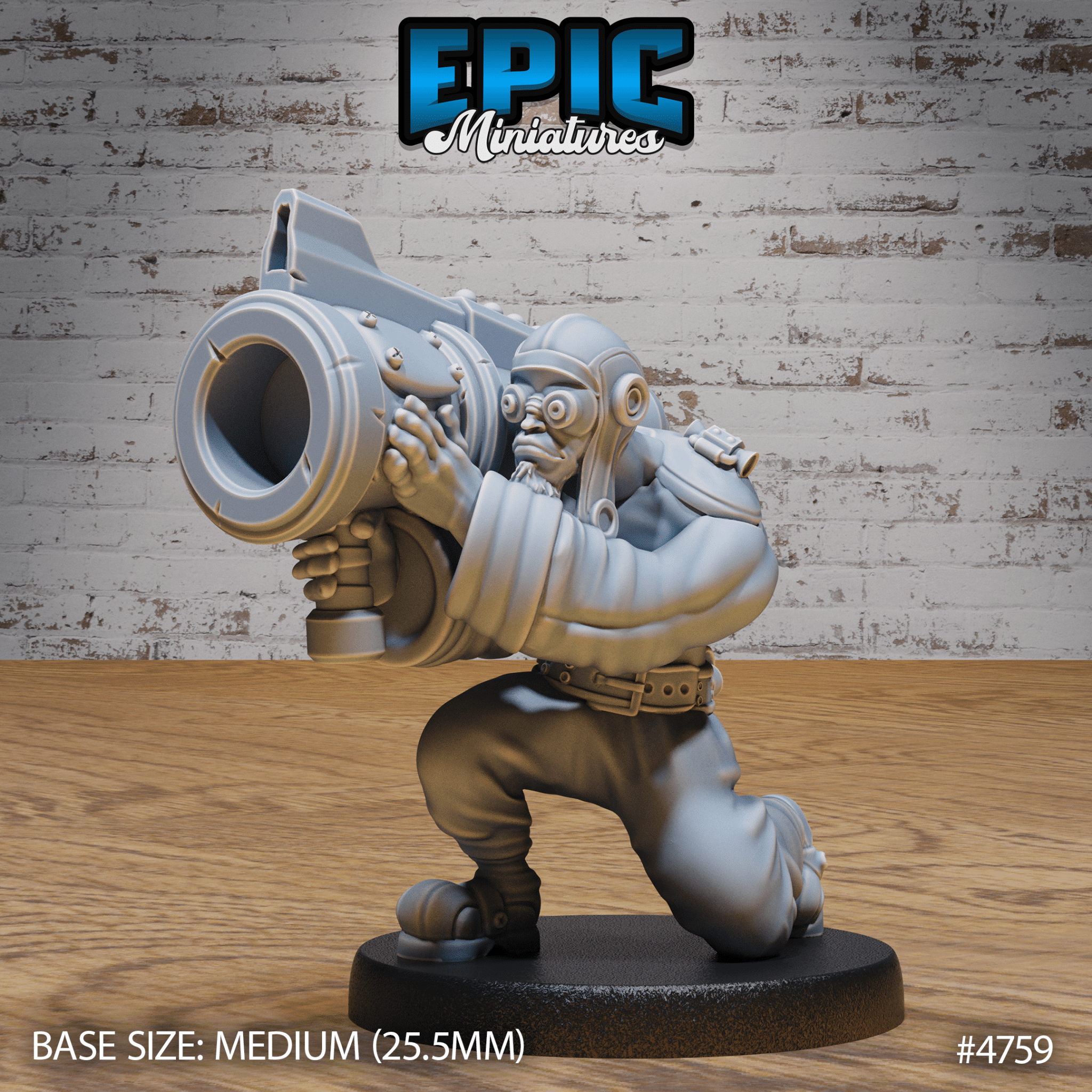 Steam Society Airship Pilot | D&D Truescale Miniature | Buy Online from The Home Crafters