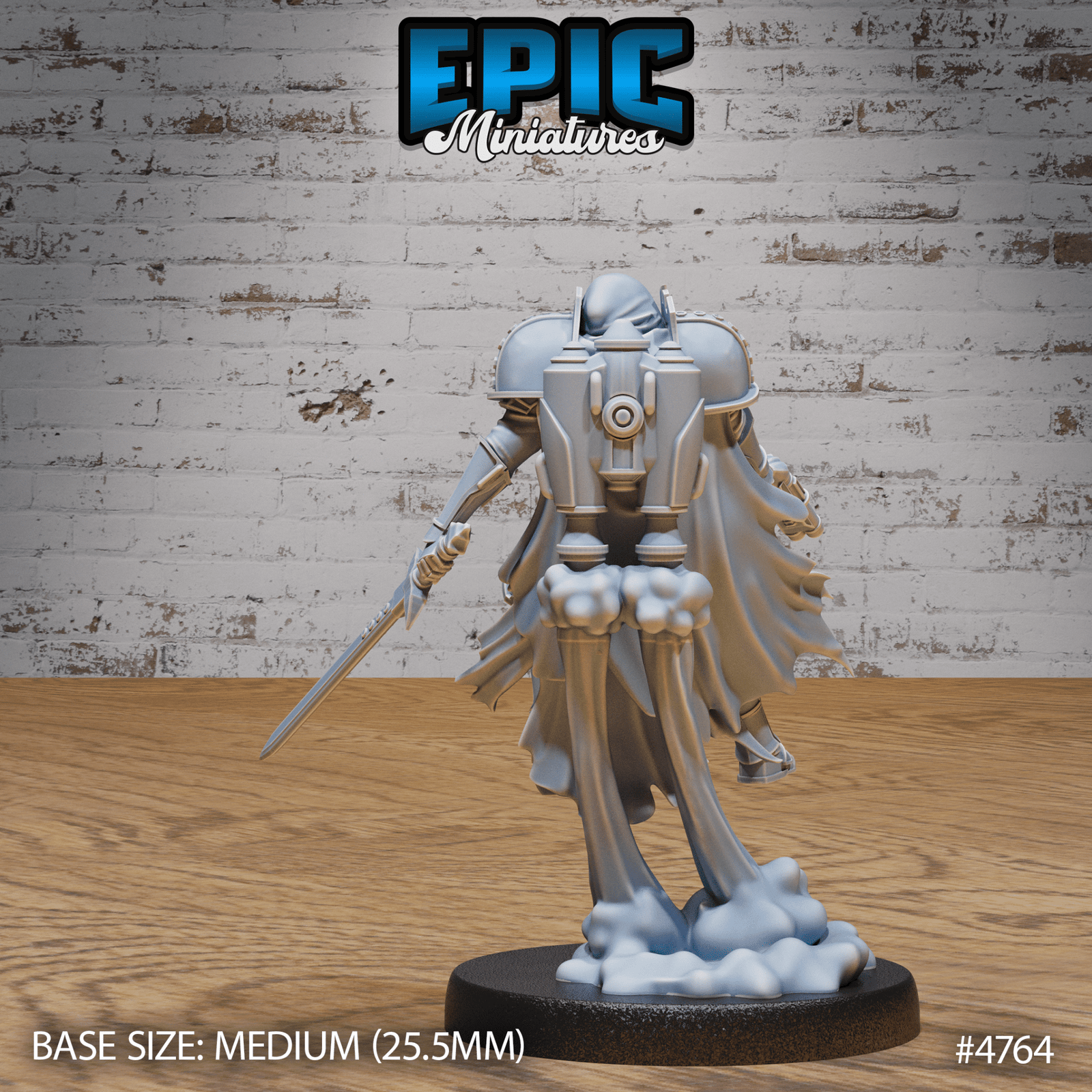 Epic Miniatures Jetpack Headhunter - Sci - Fi D&D Tabletop Miniature | Buy Online from The Home Crafters