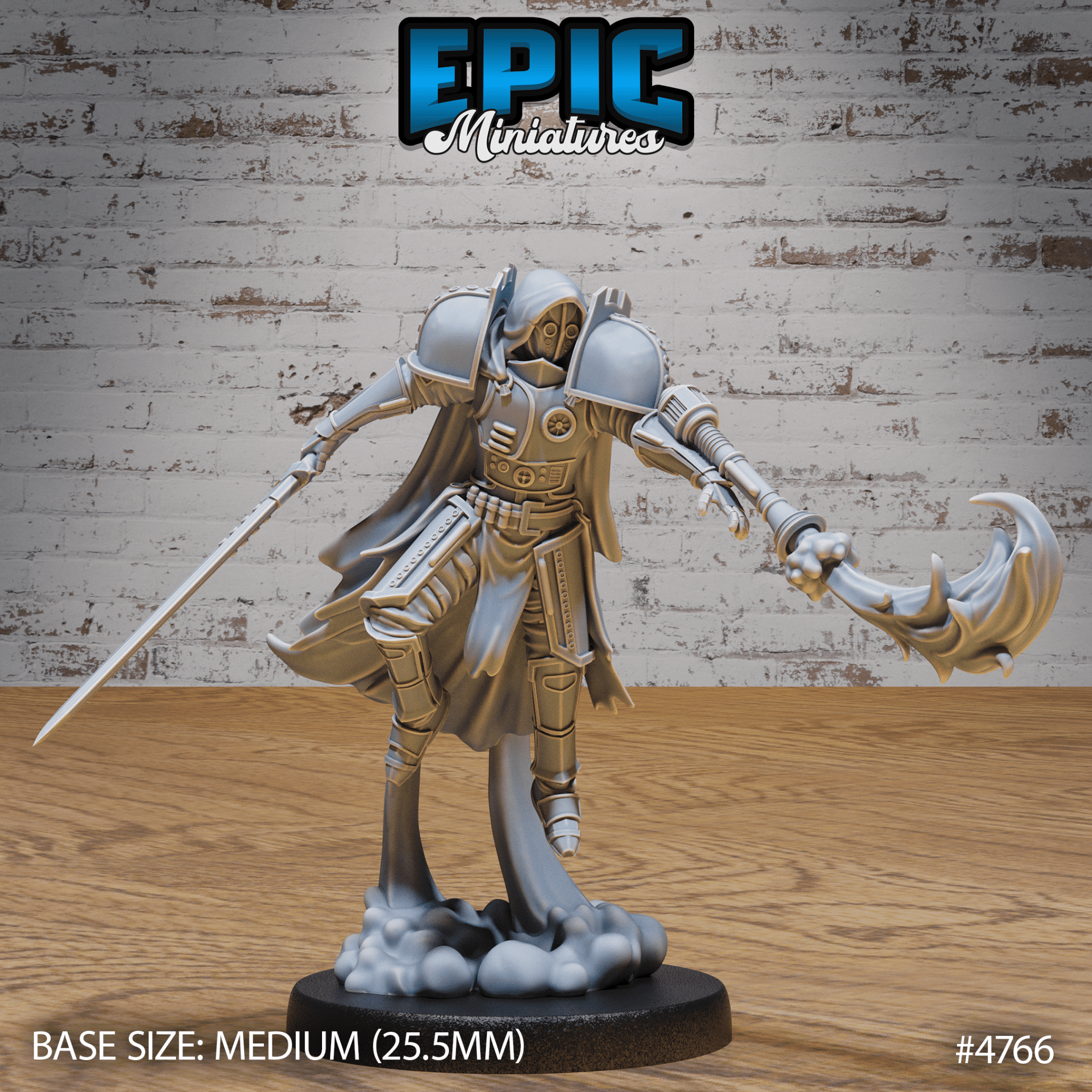 Epic Miniatures Jetpack Headhunter - Sci - Fi D&D Tabletop Miniature | Buy Online from The Home Crafters
