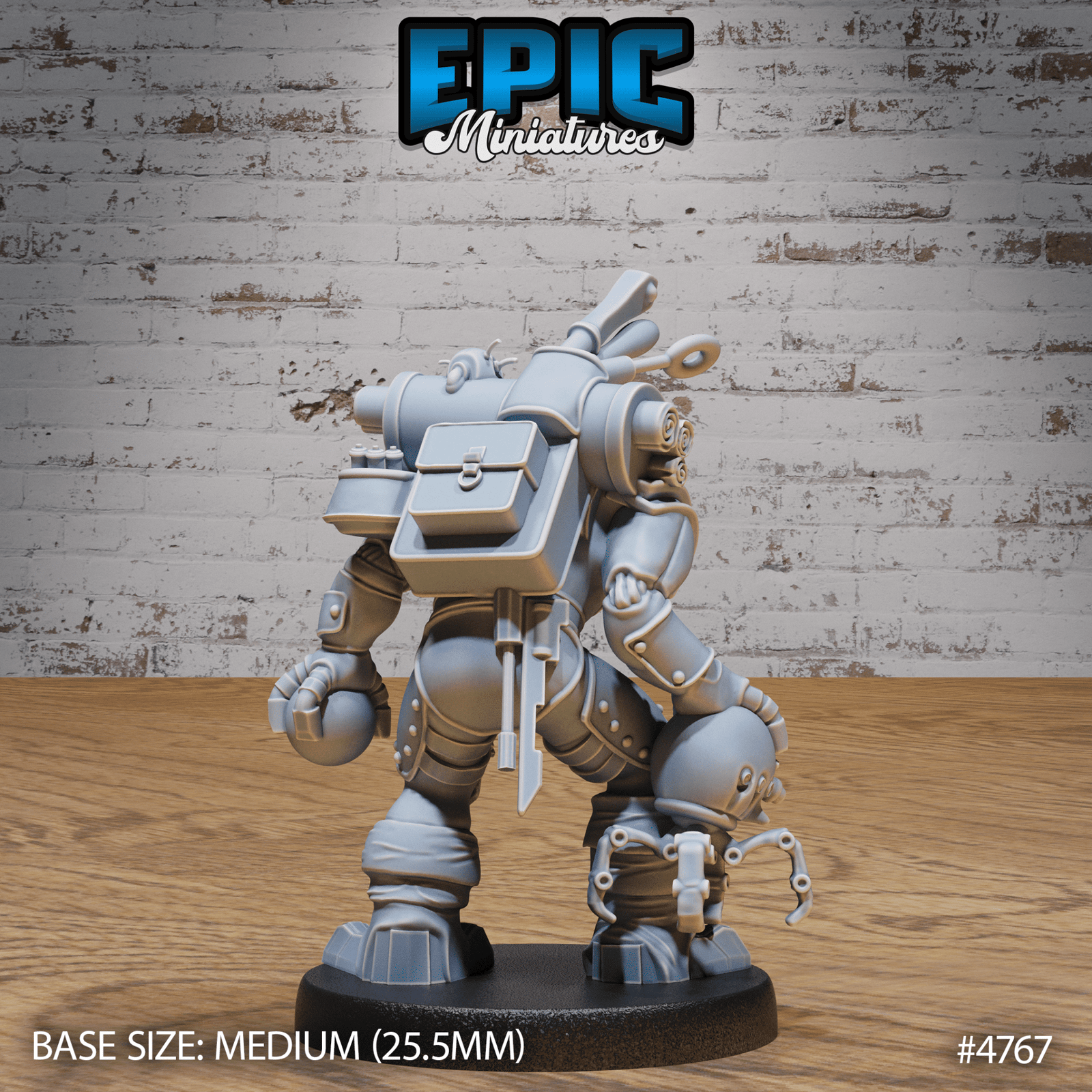Epic Miniatures Construct Alchemist - Fantasy D&D Tabletop Miniature | Buy Online from The Home Crafters
