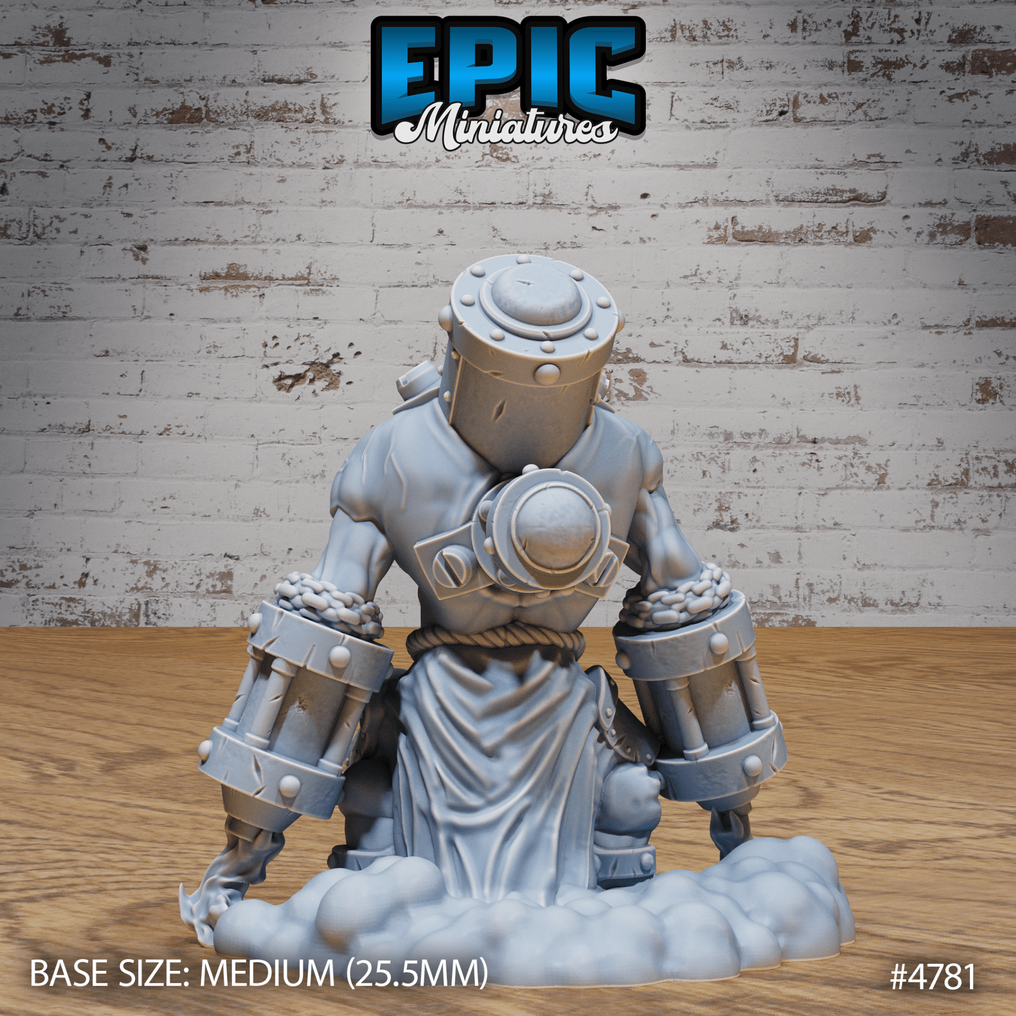 Epic Miniatures - Steam Society | Steam Servant - Steampunk D&D Tabletop Miniature | Buy Online from The Home Crafters