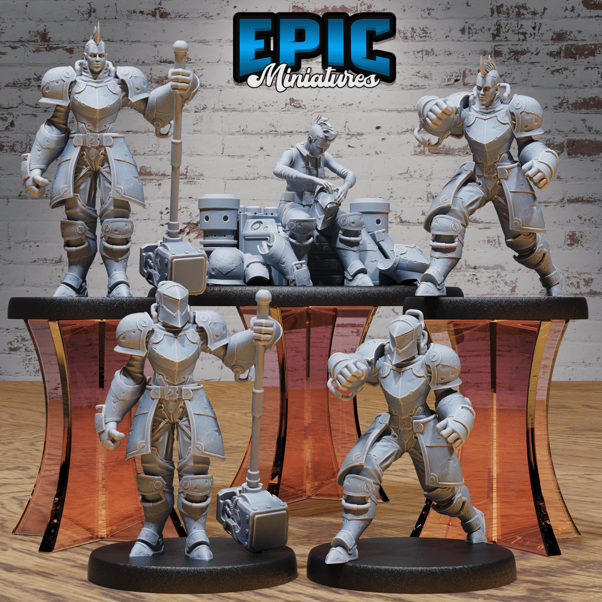 Epic Miniatures Exosuit Artificer - Steampunk D&D Tabletop Miniature | Buy Online from The Home Crafters