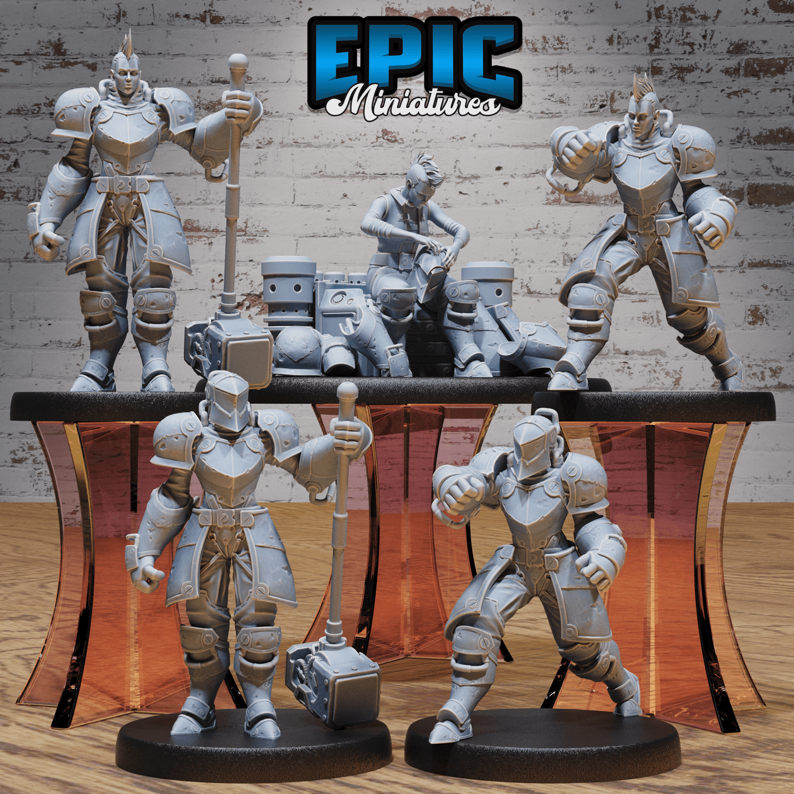 Epic Miniatures Exosuit Artificer - Steampunk D&D Tabletop Miniature | Buy Online from The Home Crafters