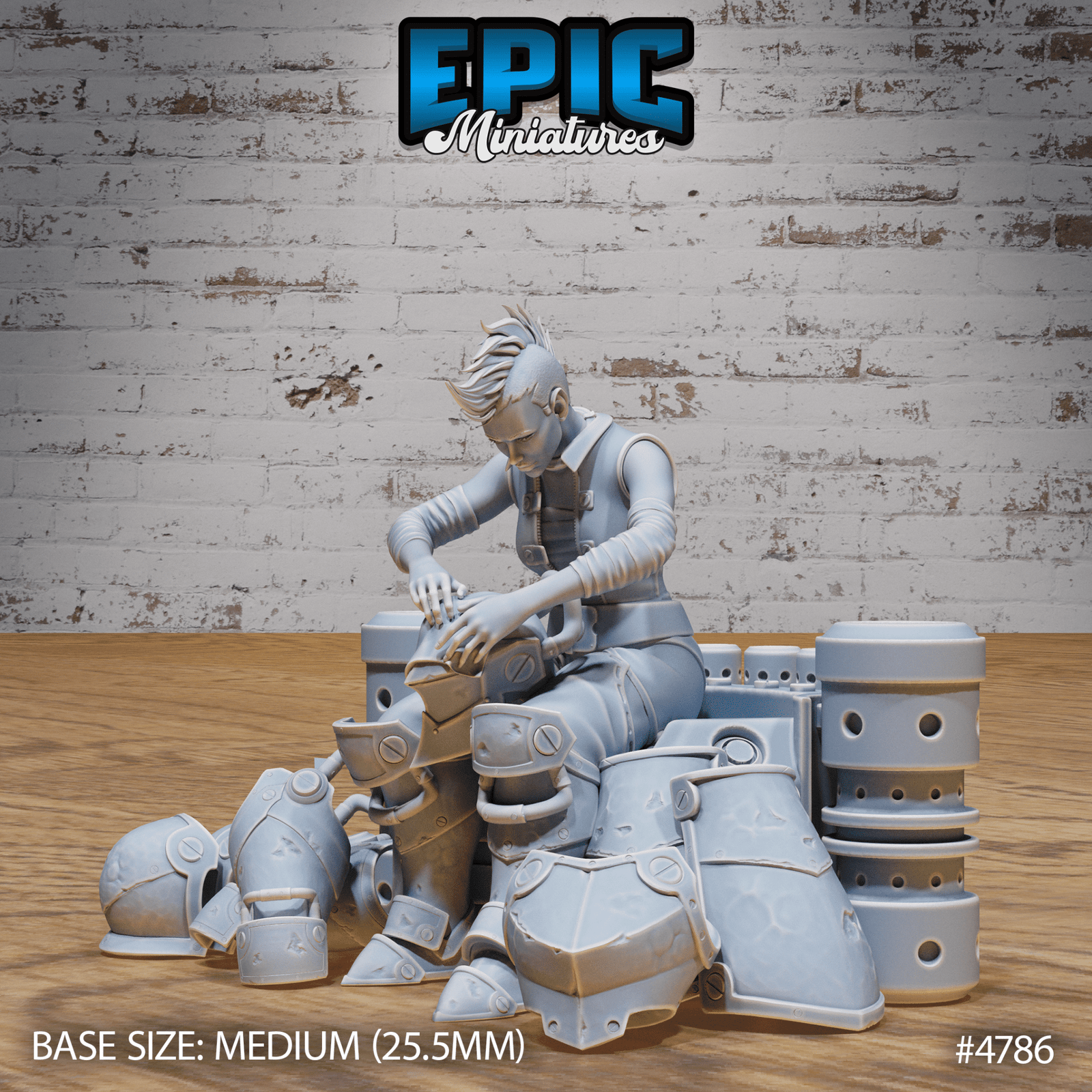 Epic Miniatures Exosuit Artificer - Steampunk D&D Tabletop Miniature | Buy Online from The Home Crafters