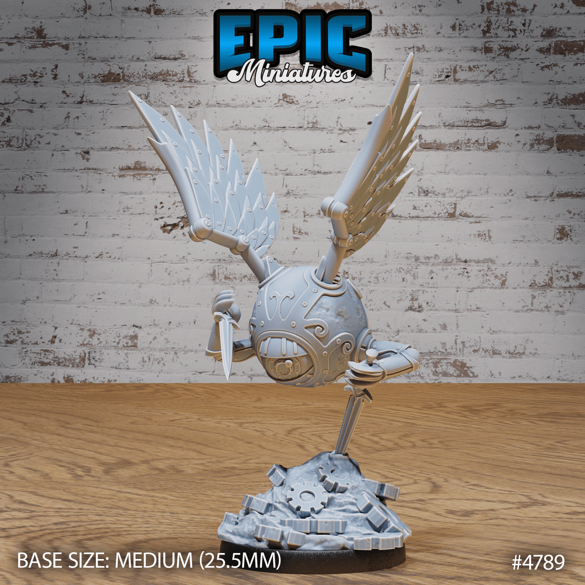 Epic Miniatures Clockwork Mono Drone - Mechanical D&D Tabletop Miniature | Buy Online from The Home Crafters
