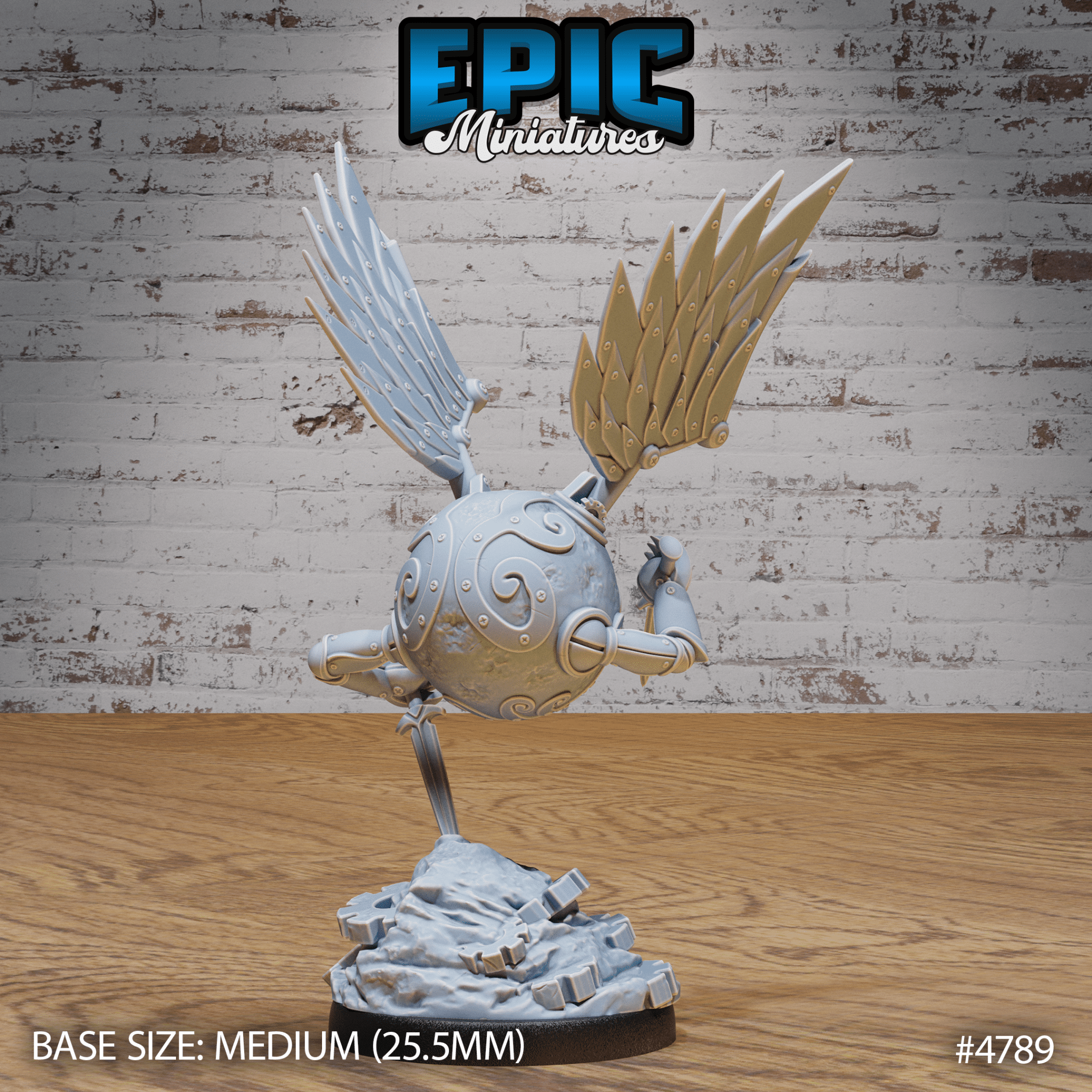 Epic Miniatures Clockwork Mono Drone - Mechanical D&D Tabletop Miniature | Buy Online from The Home Crafters