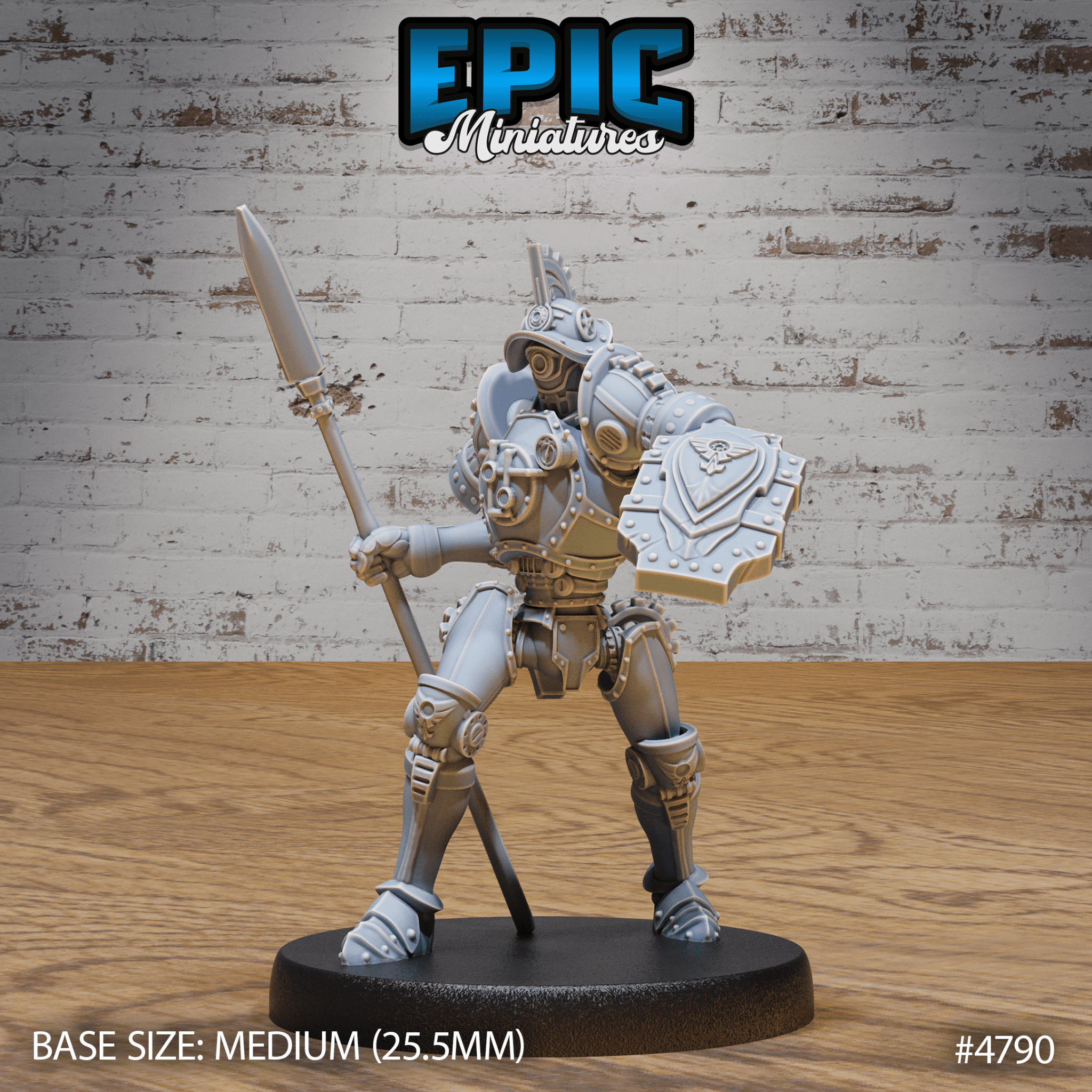 Epic Miniatures Construct Gladiator - Fantasy D&D Tabletop Miniature | Buy Online from The Home Crafters