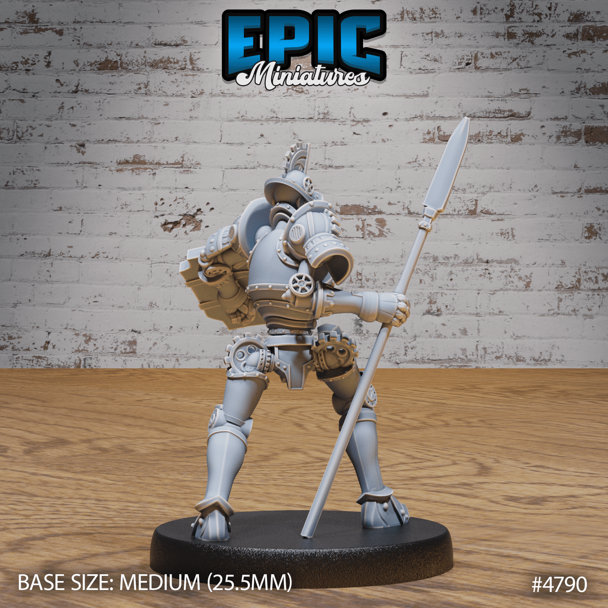 Epic Miniatures Construct Gladiator - Fantasy D&D Tabletop Miniature | Buy Online from The Home Crafters