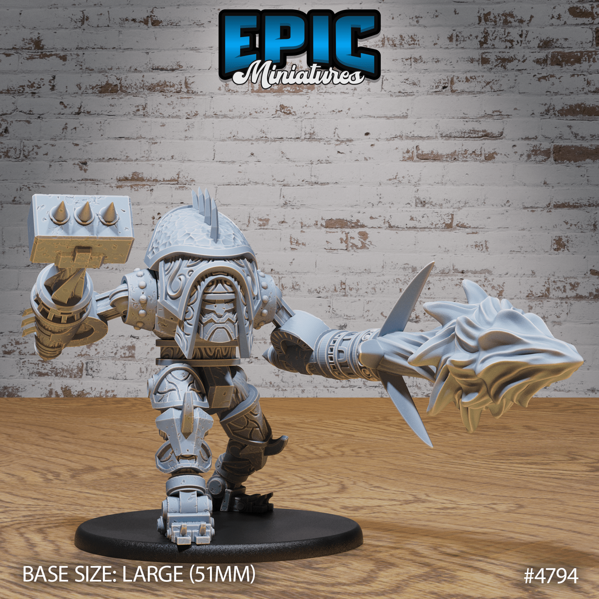 Epic Miniatures Destruction Automaton - Fantasy Sci - Fi D&D Tabletop Miniature | Buy Online from The Home Crafters