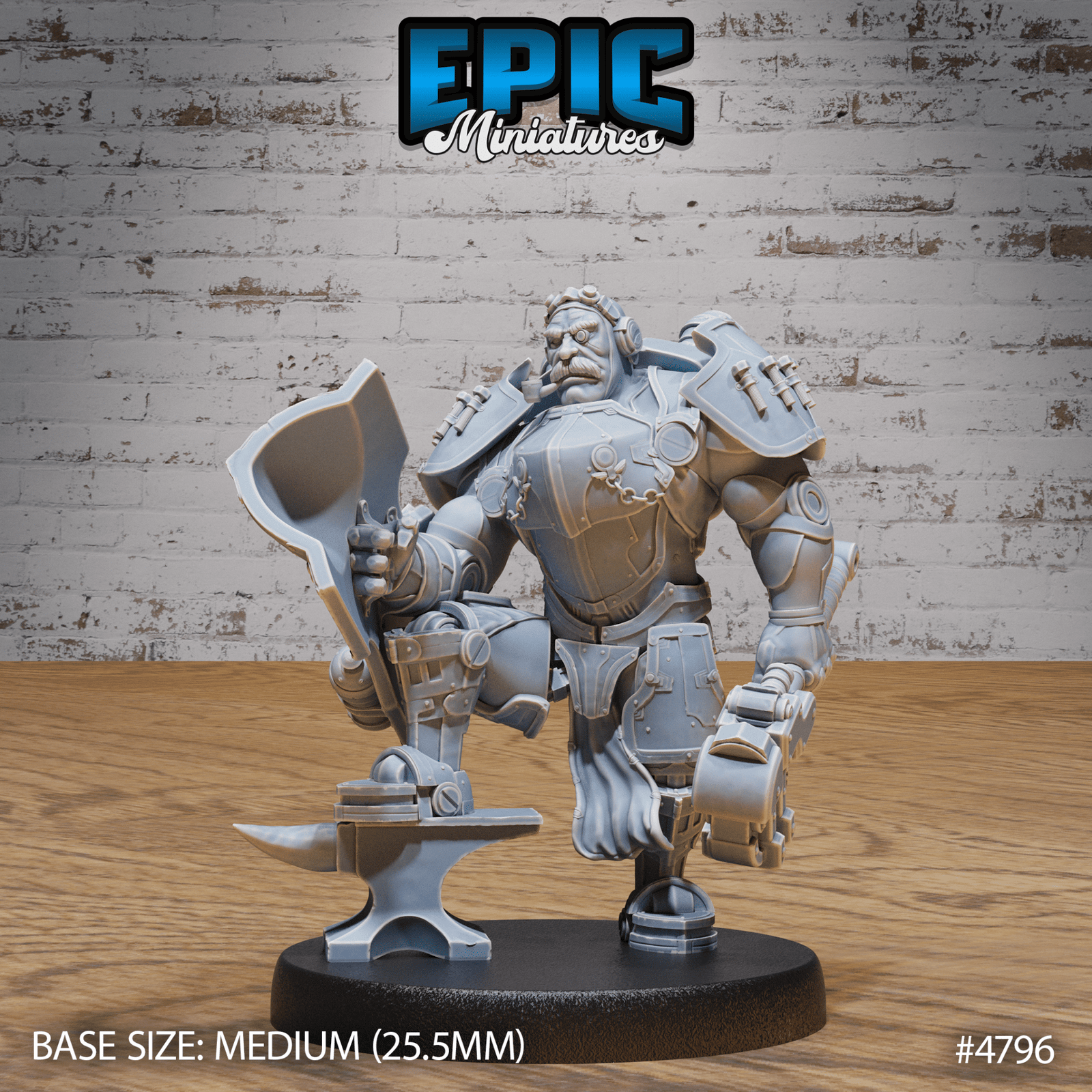 Epic Miniatures Tinkerer Knight - Steampunk Fantasy D&D Tabletop Miniature | Buy Online from The Home Crafters