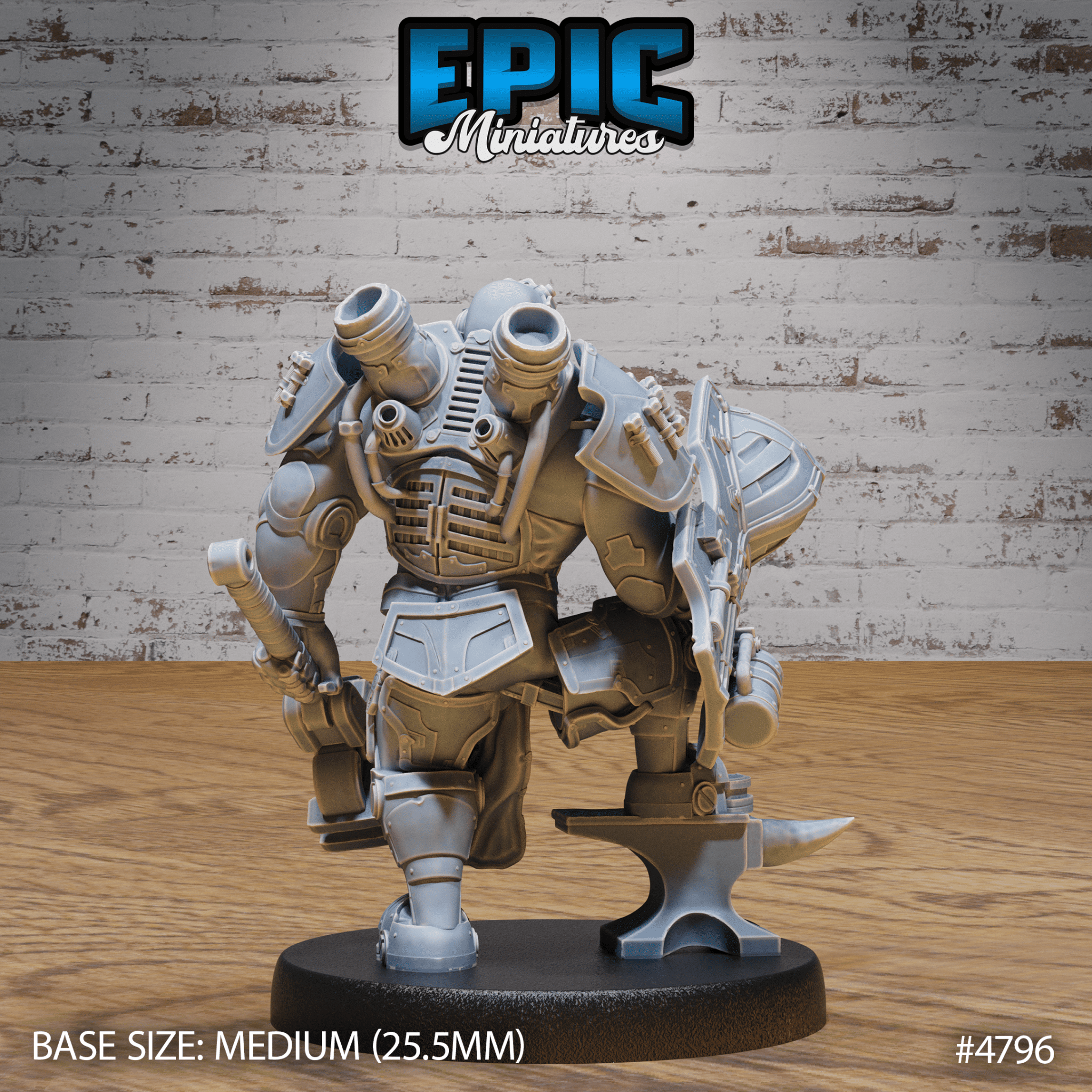 Epic Miniatures Tinkerer Knight - Steampunk Fantasy D&D Tabletop Miniature | Buy Online from The Home Crafters