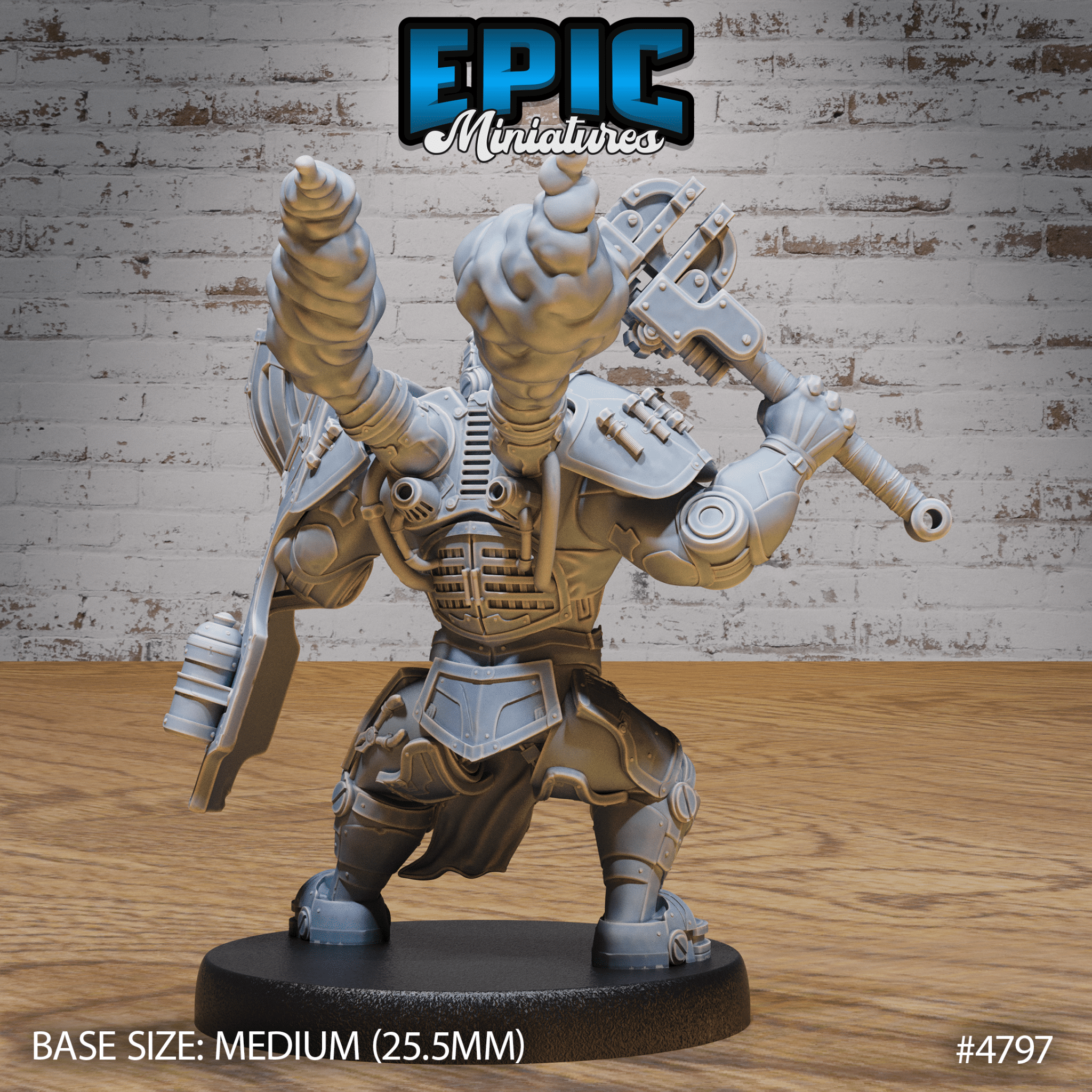 Epic Miniatures Tinkerer Knight - Steampunk Fantasy D&D Tabletop Miniature | Buy Online from The Home Crafters