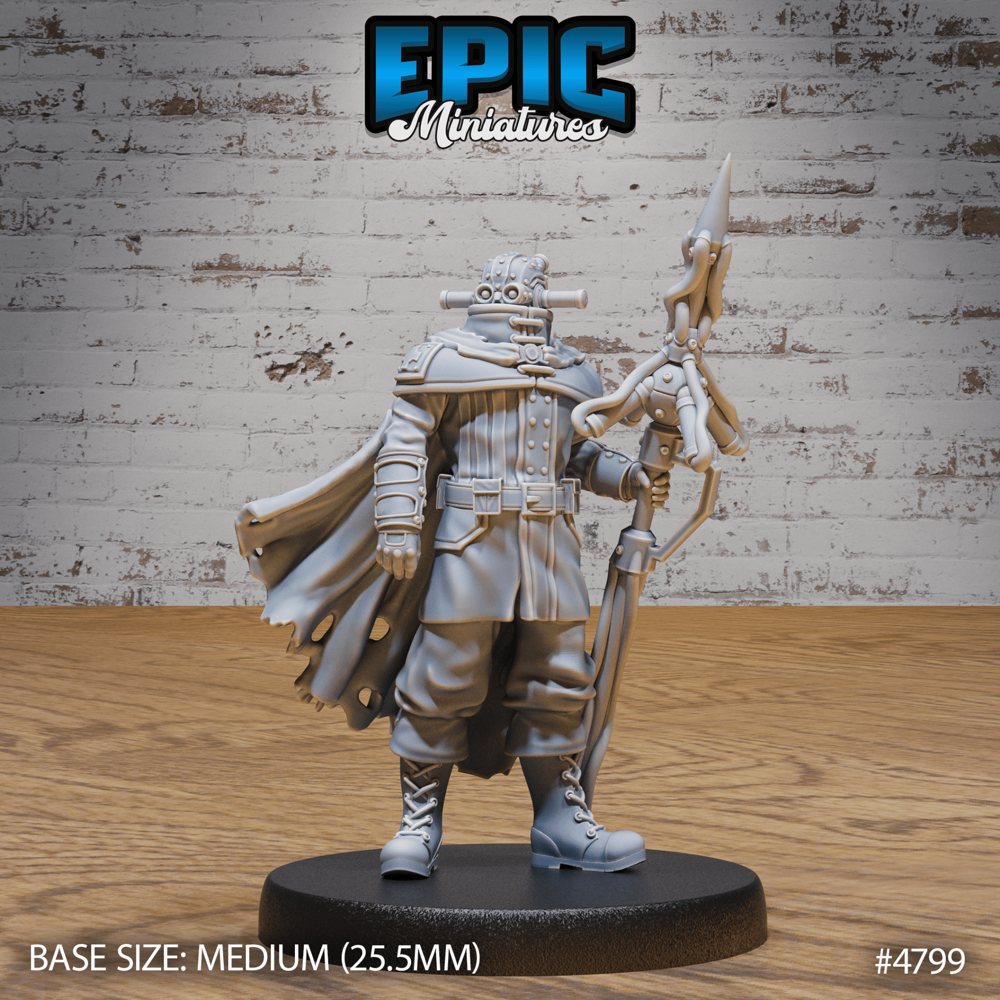 Epic Miniatures Iron Mind Warrior - Fantasy Sci - Fi D&D Tabletop Miniature | Buy Online from The Home Crafters