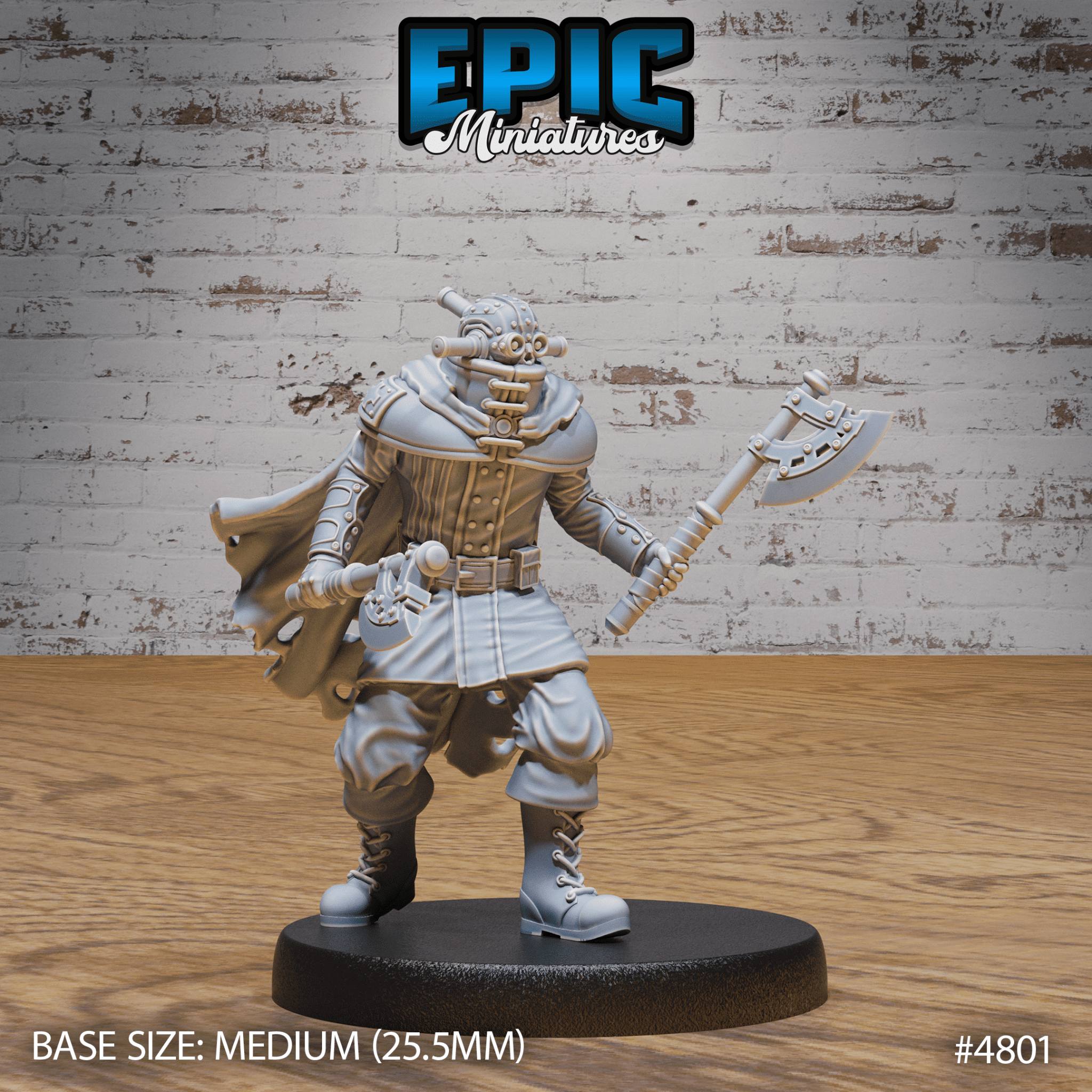 Epic Miniatures Iron Mind Warrior - Fantasy Sci - Fi D&D Tabletop Miniature | Buy Online from The Home Crafters