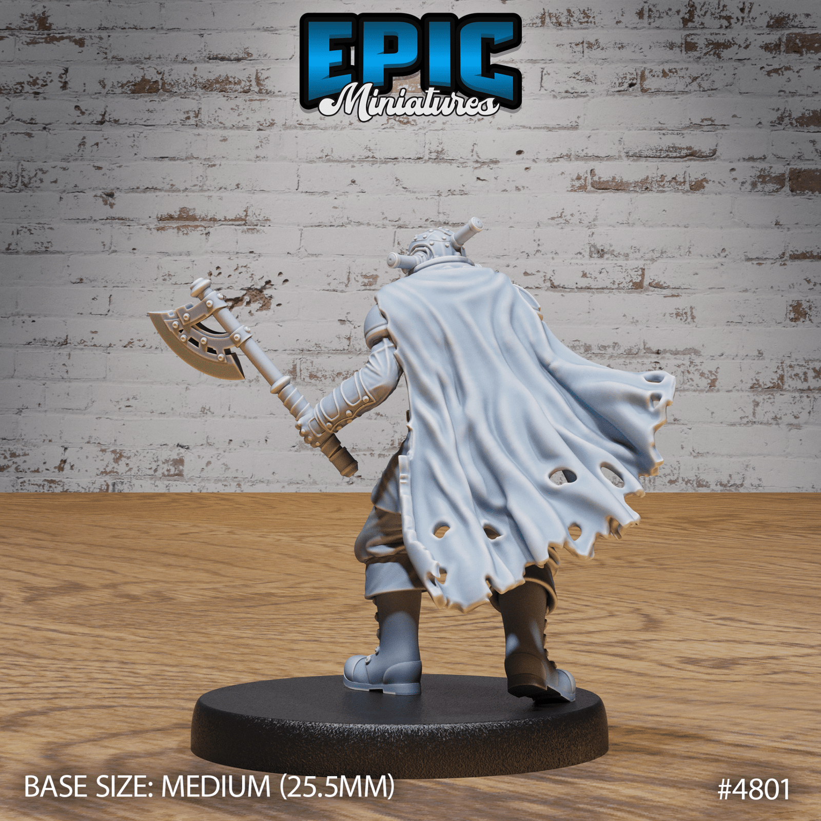 Epic Miniatures Iron Mind Warrior - Fantasy Sci - Fi D&D Tabletop Miniature | Buy Online from The Home Crafters