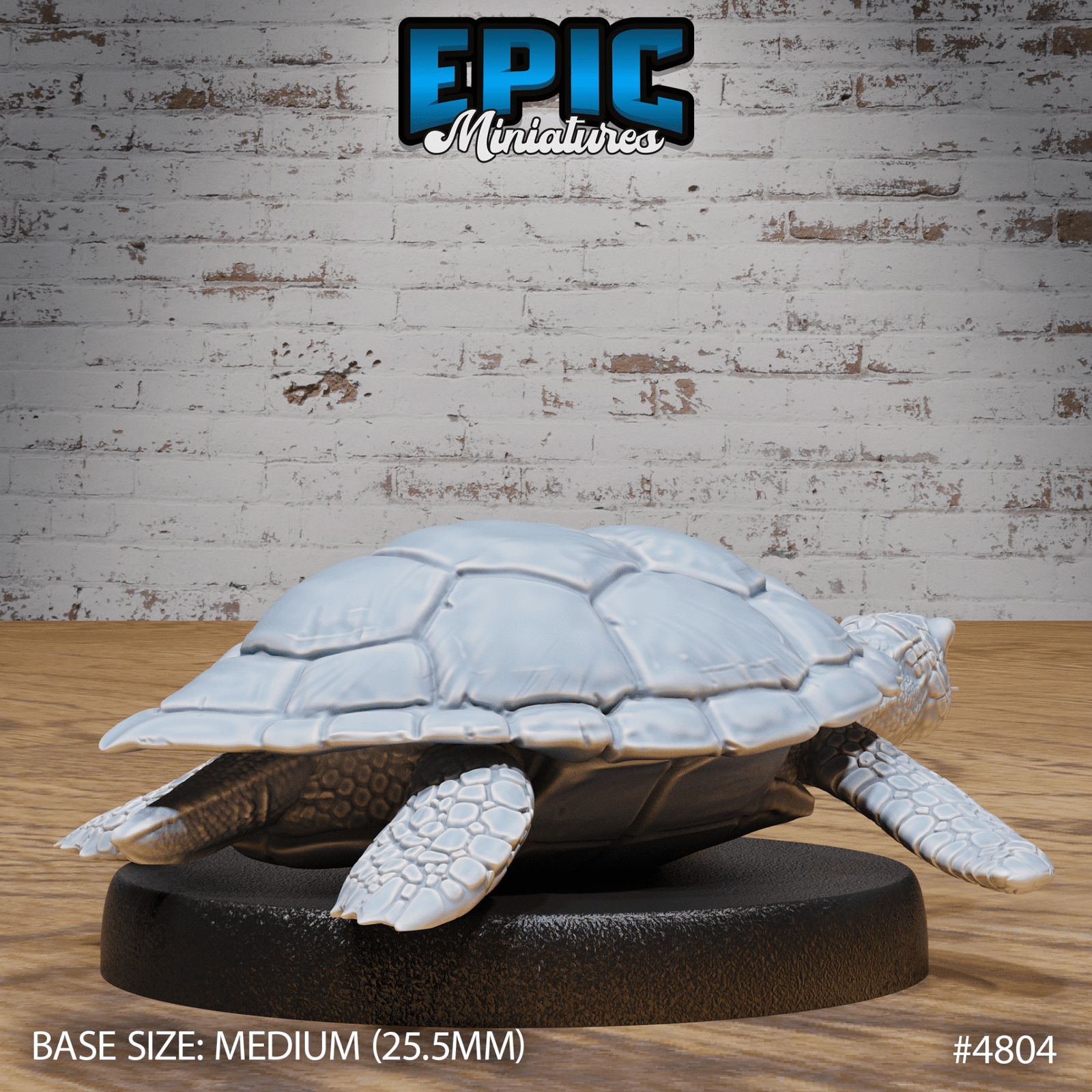 Sea Turtle 4804 by Epic Miniatures - Mysterious Ocean | DnD Tabletop Miniature | Buy Online from The Home Crafters