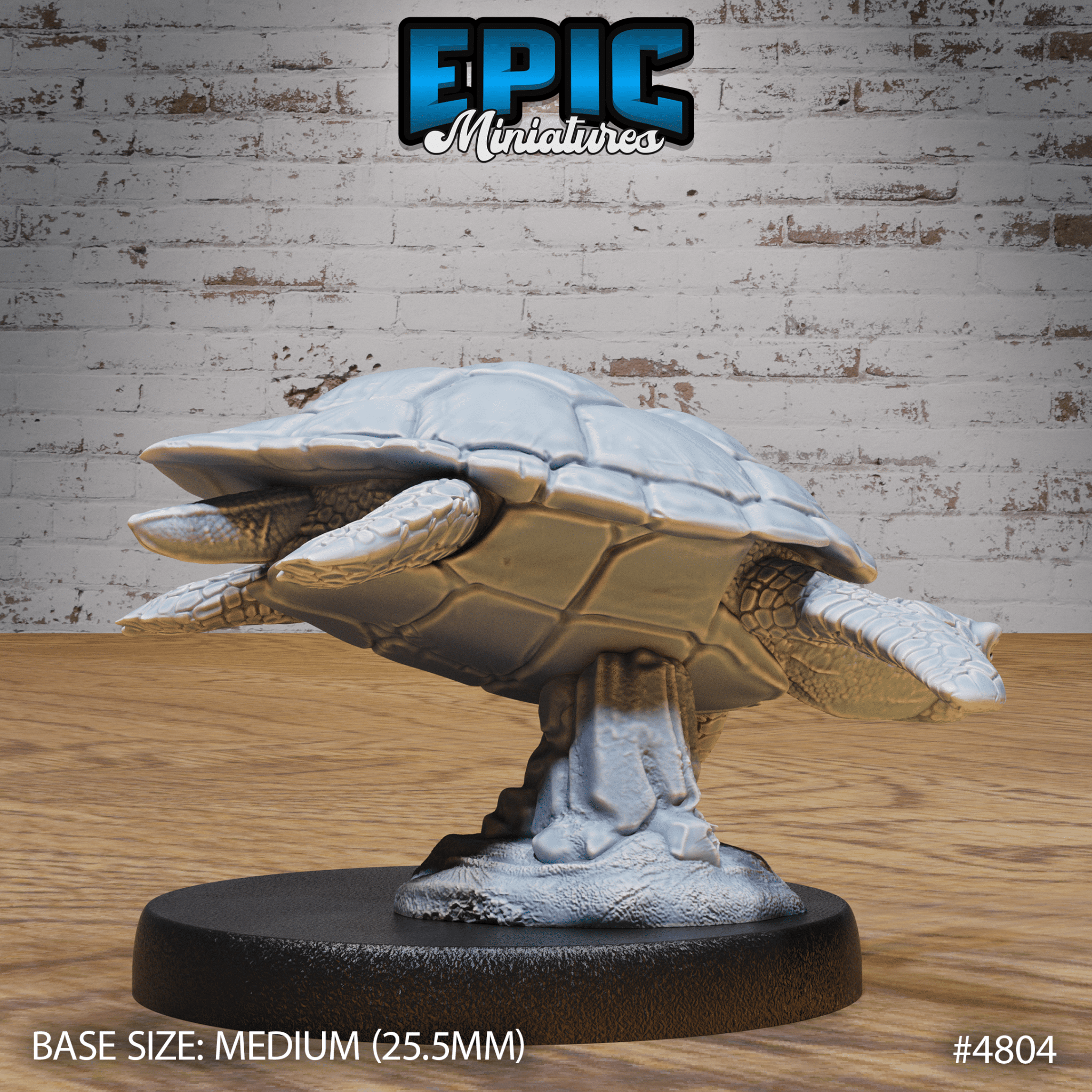 Sea Turtle 4804 by Epic Miniatures - Mysterious Ocean | DnD Tabletop Miniature | Buy Online from The Home Crafters