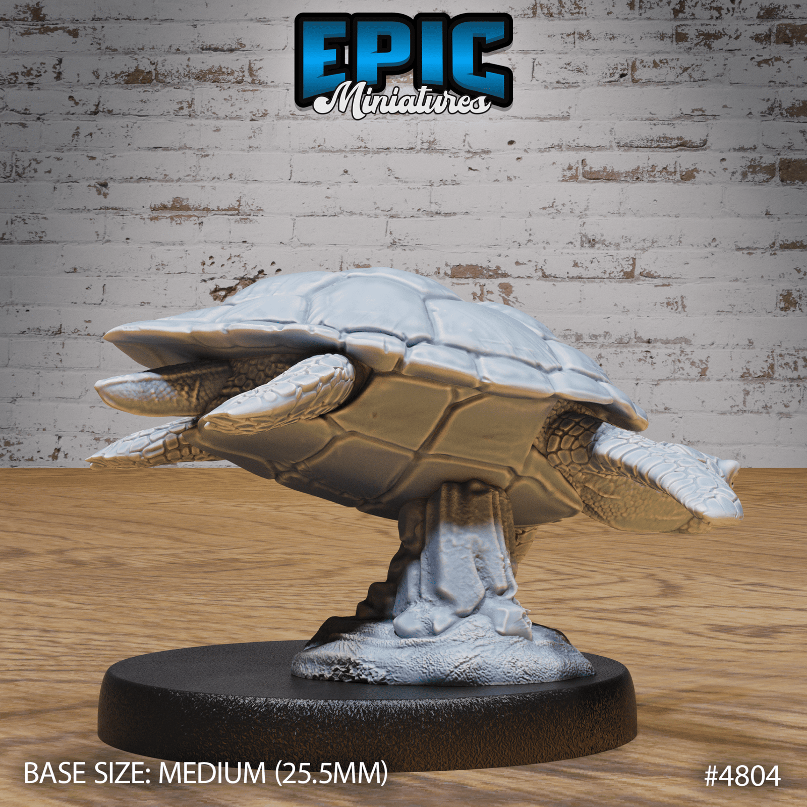 Sea Turtle 4804 by Epic Miniatures - Mysterious Ocean | DnD Tabletop Miniature | Buy Online from The Home Crafters