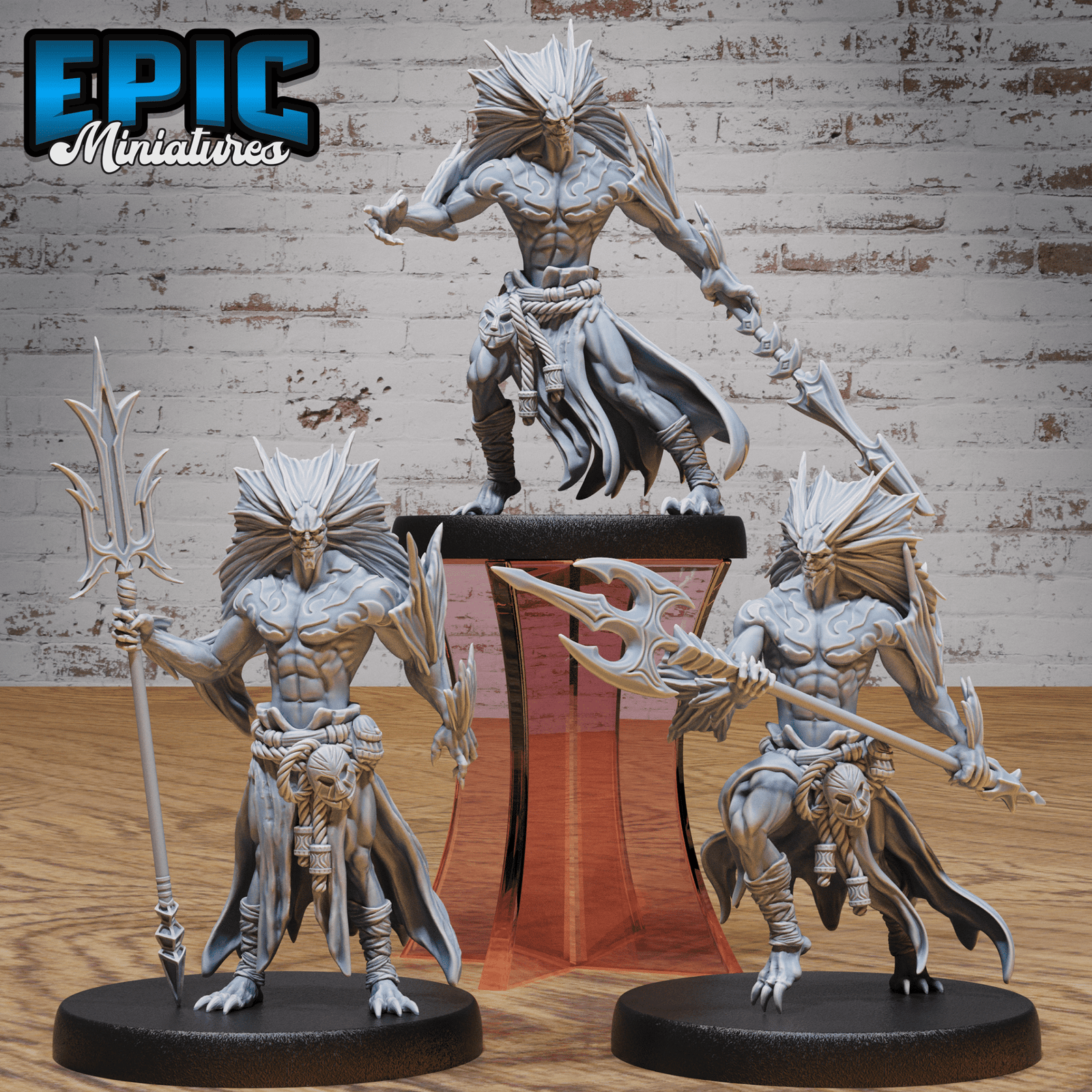 Atlantean Merfolk 4805 - 4807 by Epic Miniatures - Mysterious Ocean | DnD Tabletop Miniatures | Buy Online from The Home Crafters
