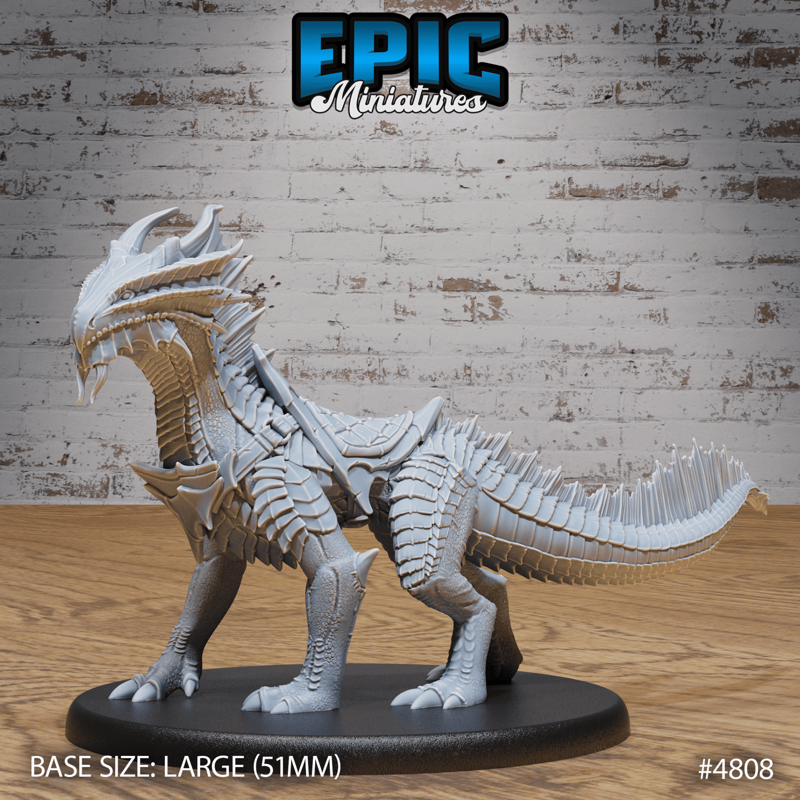 Guard Drake Bronze 4808 - 4810 by Epic Miniatures - Mysterious Ocean | DnD Tabletop Miniatures | Buy Online from The Home Crafters
