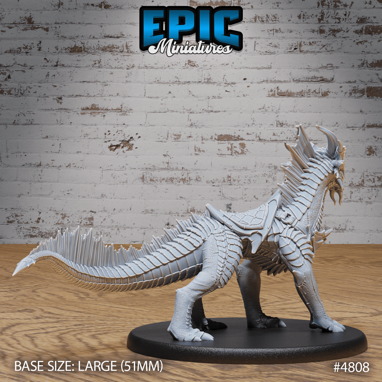 Guard Drake Bronze 4808 - 4810 by Epic Miniatures - Mysterious Ocean | DnD Tabletop Miniatures | Buy Online from The Home Crafters